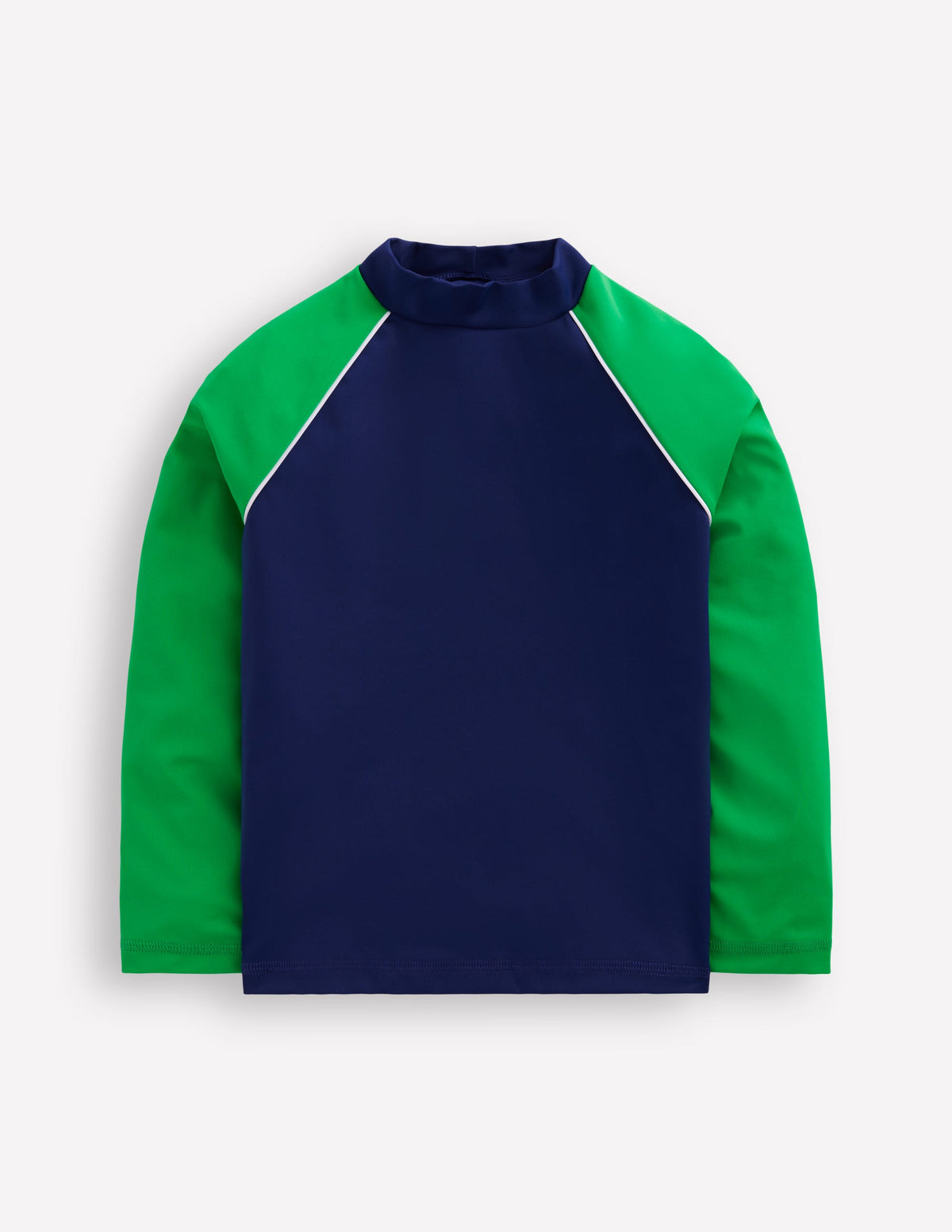 Rash Top in Blockfarben-Saphirblau - Image 1