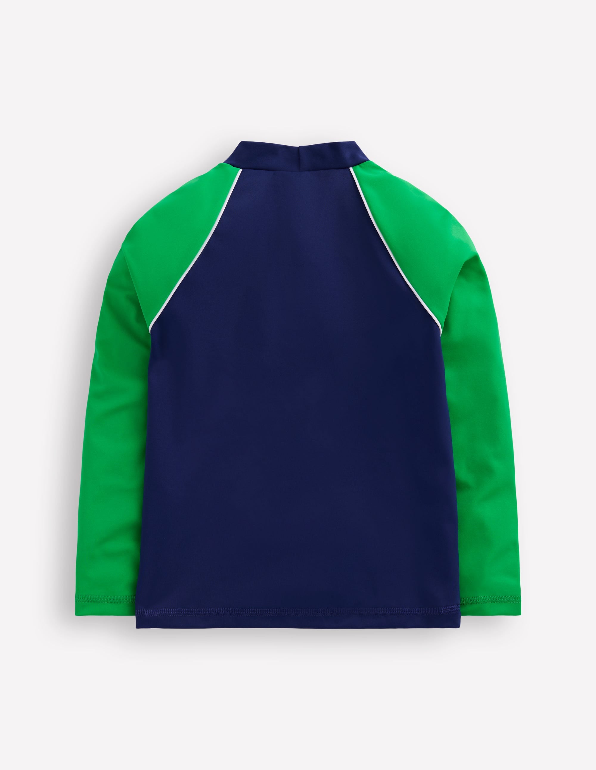 Rash Top in Blockfarben-Saphirblau - Image 2