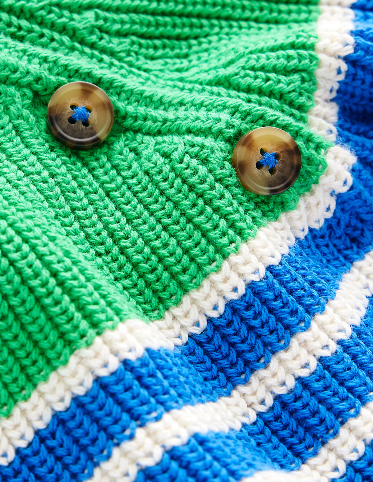 Baumwollpullover für den Alltag-Eisvogelblau Sattes Smaragdgrün - Image 3