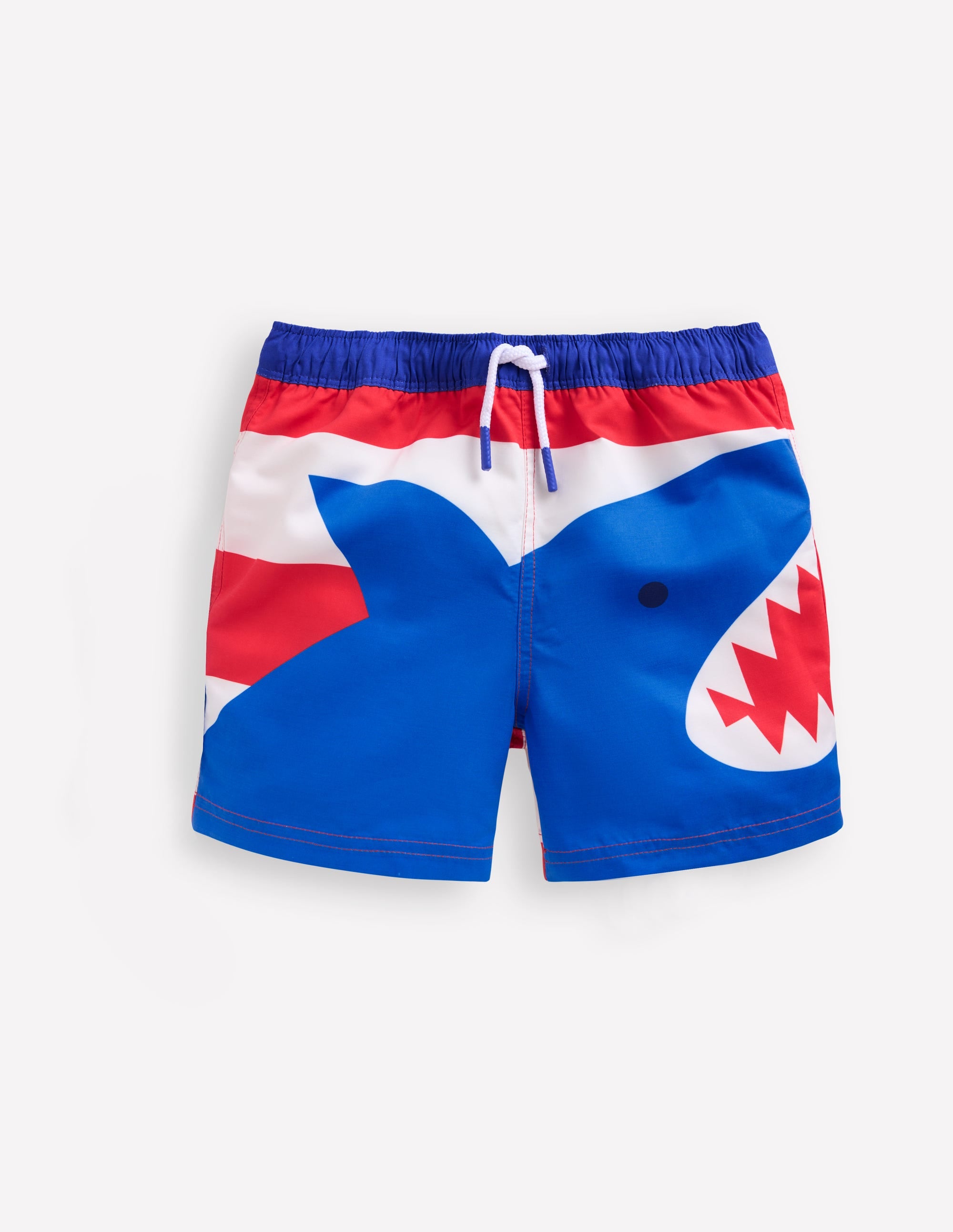 Badeshorts-Mohnblumenrot Hai - Image 1