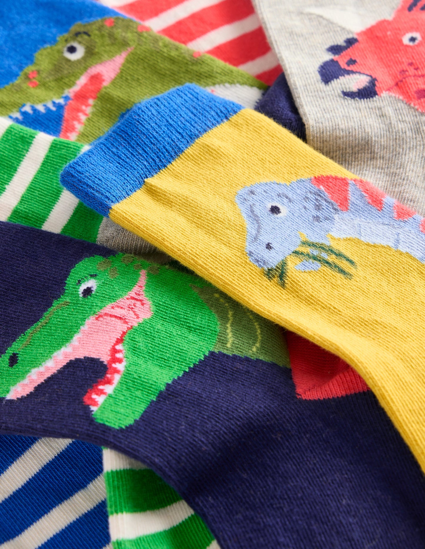 7 paires de chaussettes-Dinosaures multi