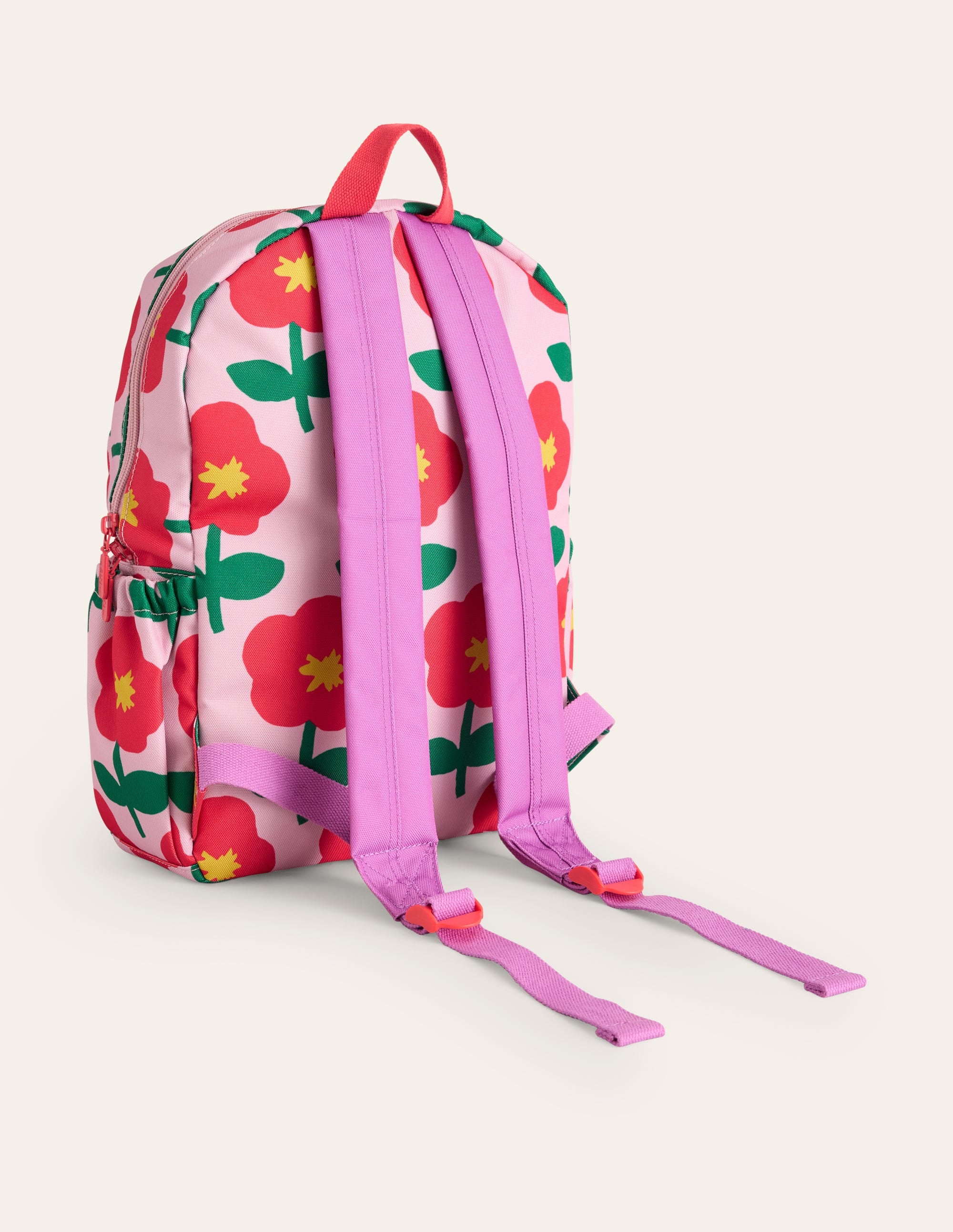 Rucksack-Vintage-Rosa Cutout Blume - Image 2