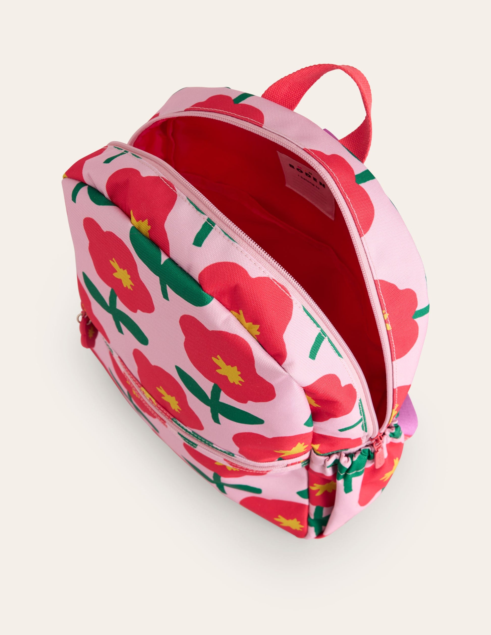 Rucksack-Vintage-Rosa Cutout Blume-3