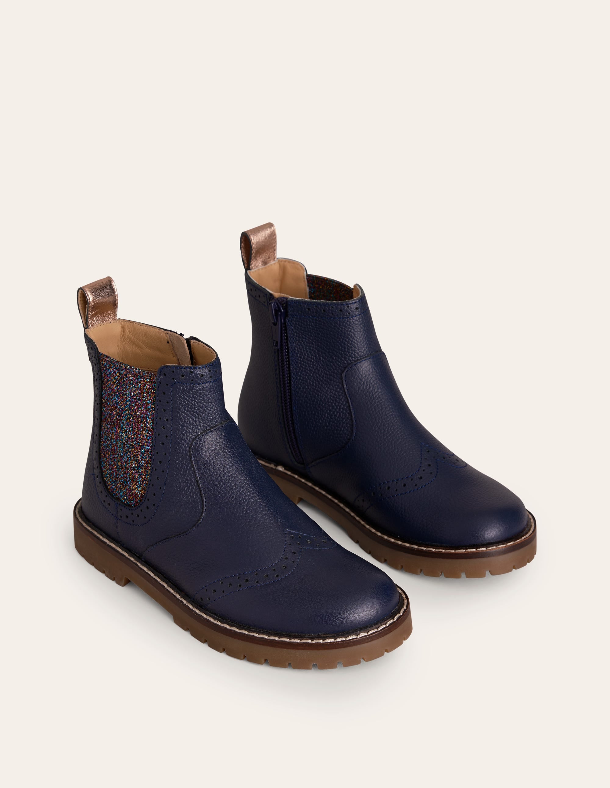 Chelsea-Stiefel aus Leder-Französisches Marineblau - Image 2