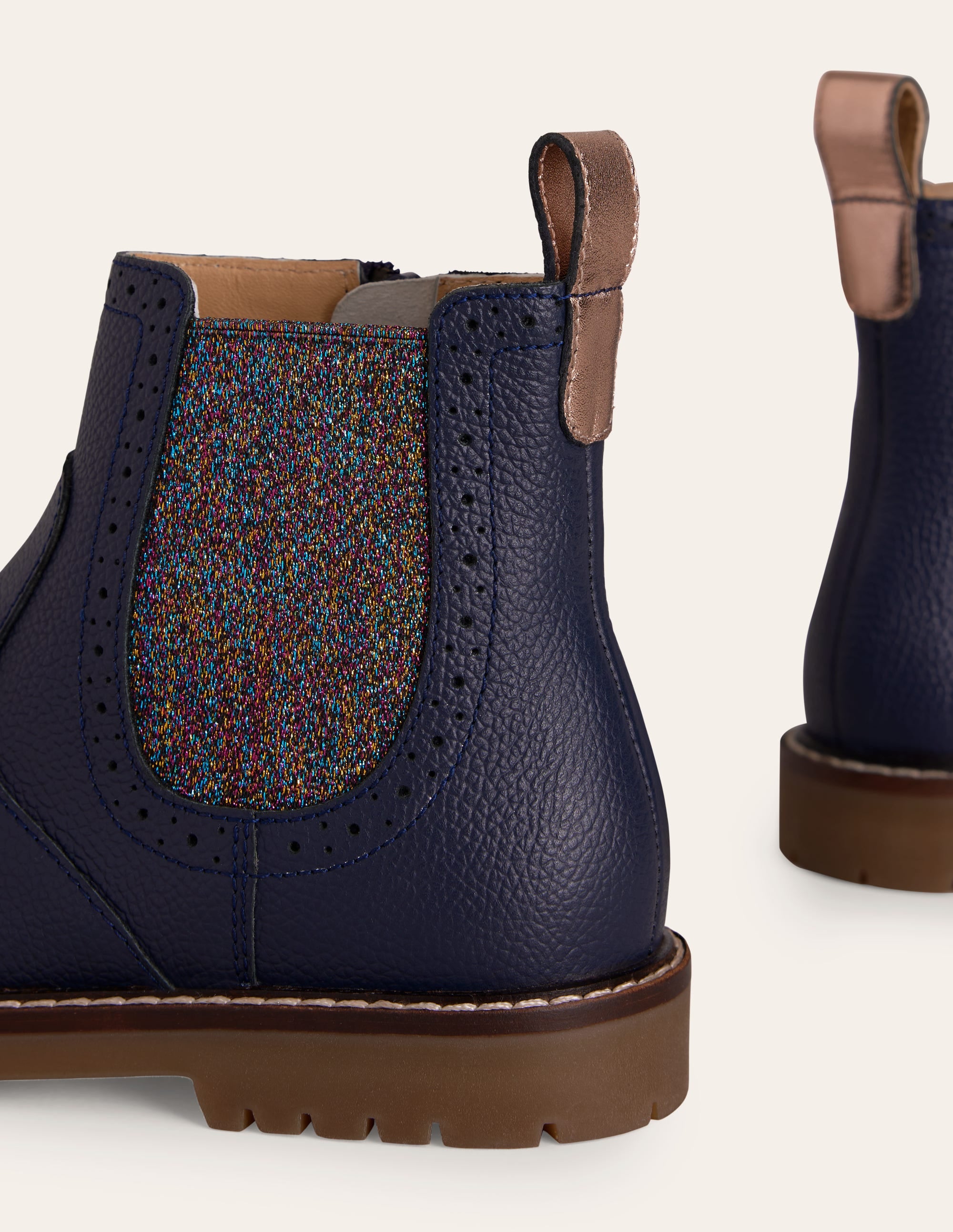 Chelsea-Stiefel aus Leder-Französisches Marineblau - Image 3