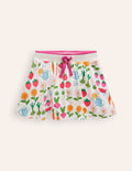 Jupe-short imprimée en jersey-Motif Grow Your Own multi