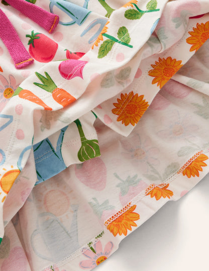Jupe-short imprimée en jersey-Motif Grow Your Own multi-3