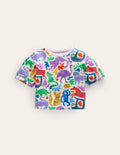 Lockeres T-Shirt-Bunt Safari Freunde