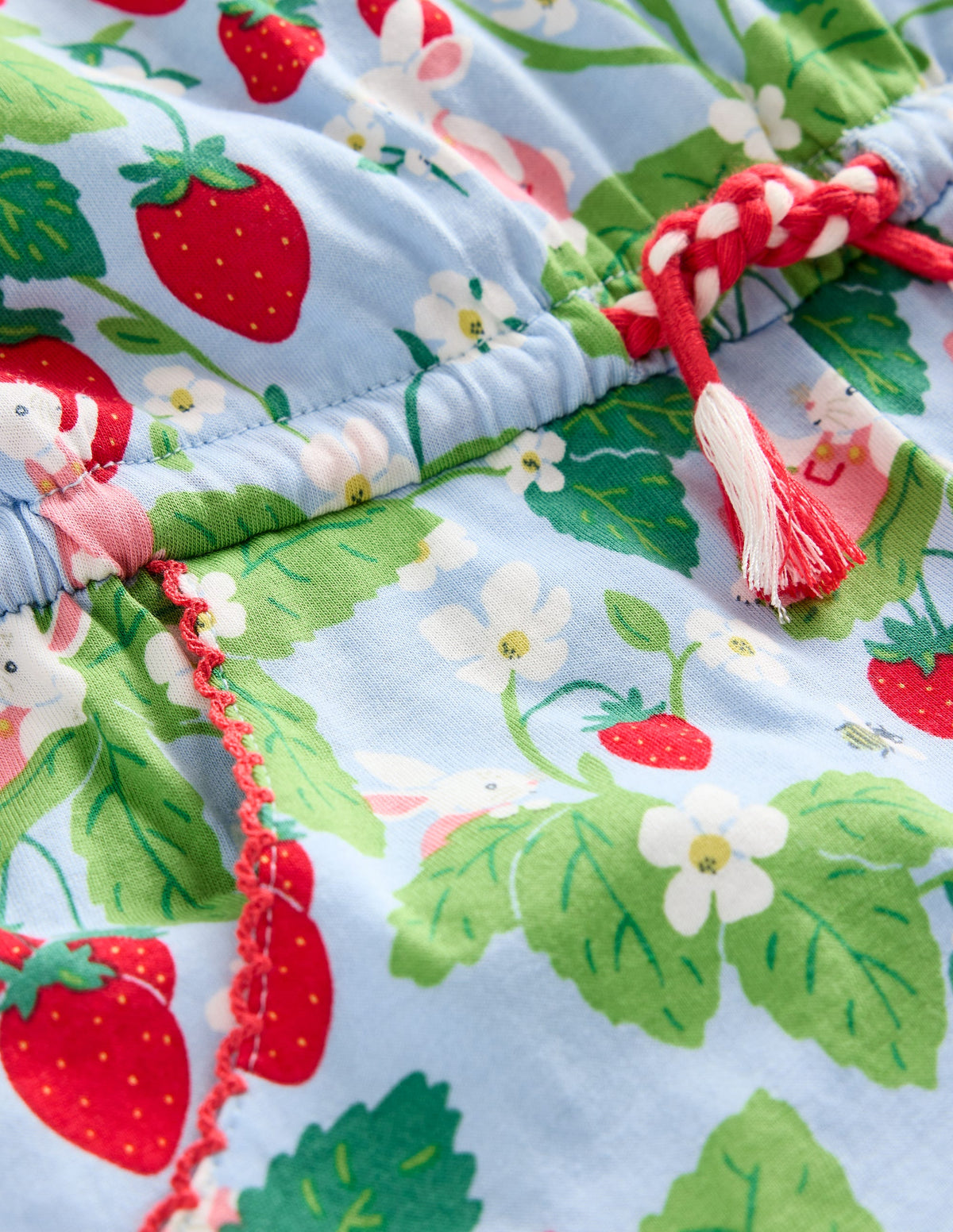 Bedruckter Jumpsuit aus Jersey (WW)-Erdbeerfeld - Image 3