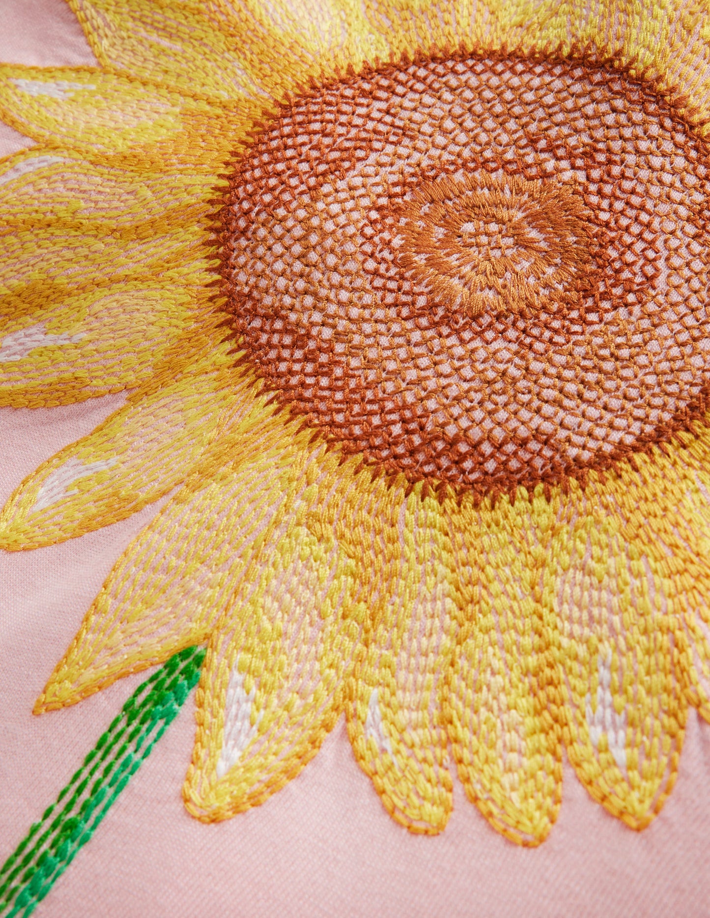 T-shirt à logo super surpiqûres-Tournesol rose ballerine