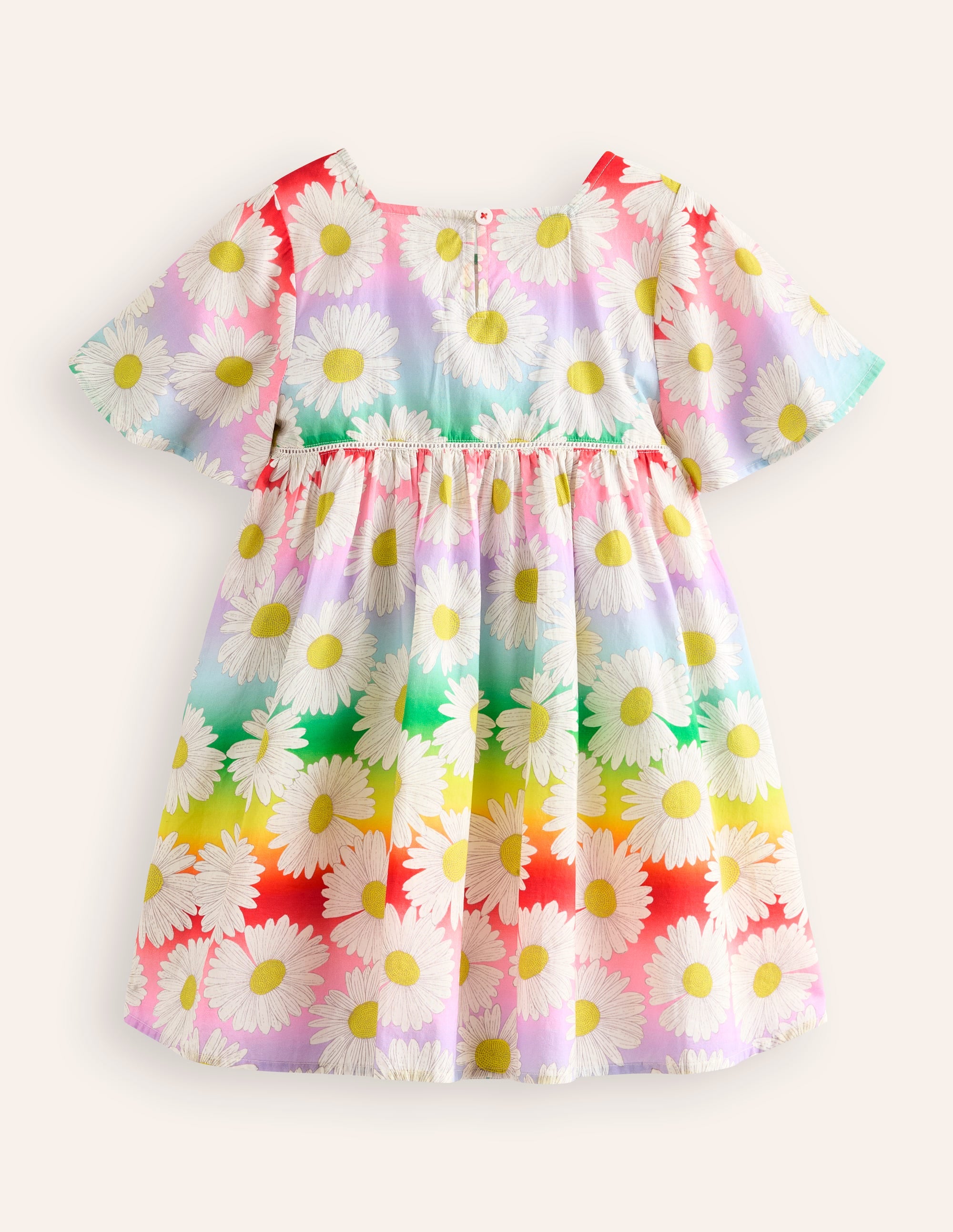 Leichtes Freizeitkleid-Bunt Ombré Gänseblümchen - Image 2