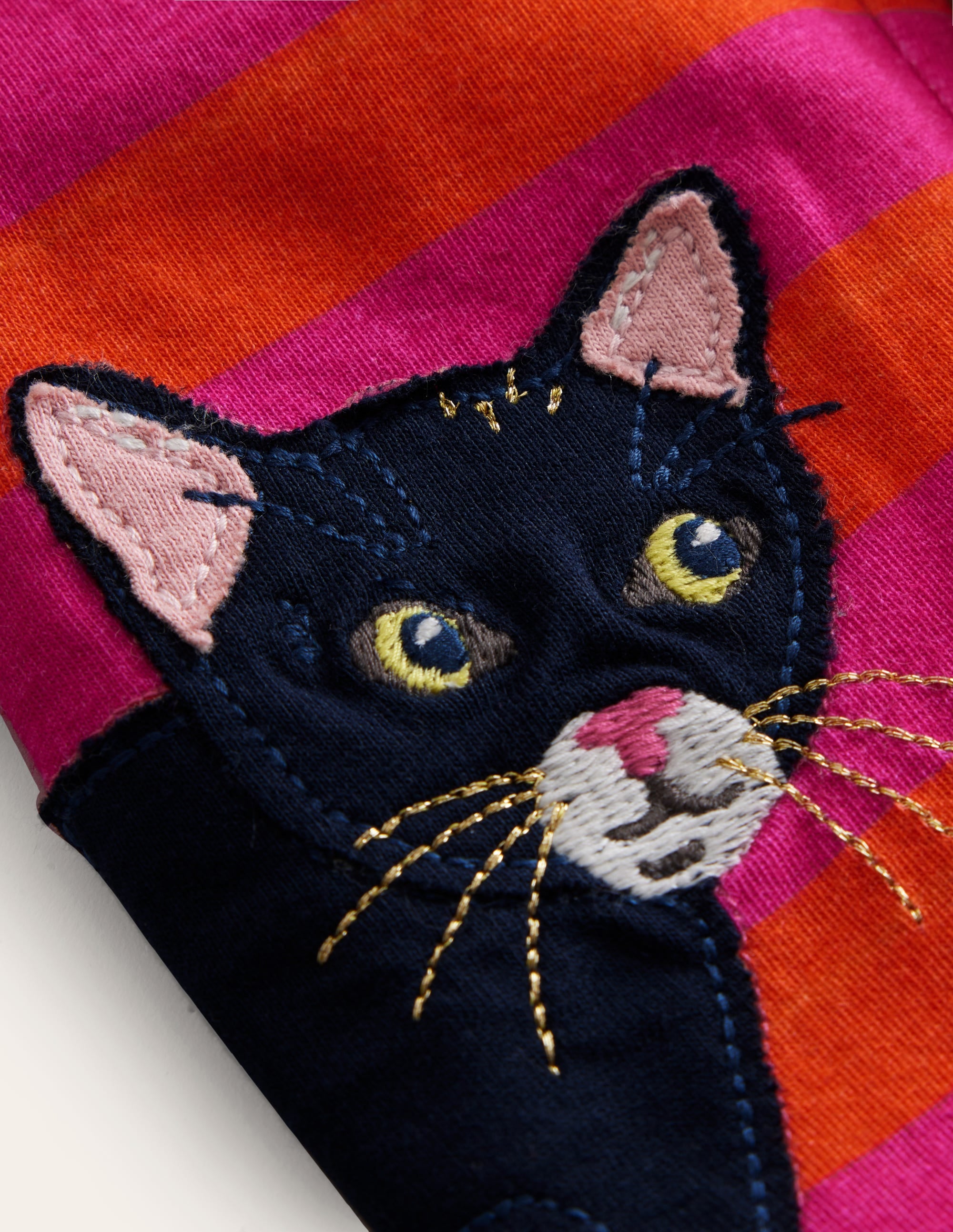 Legging à appliqué-Chats rose/orange - Image 3