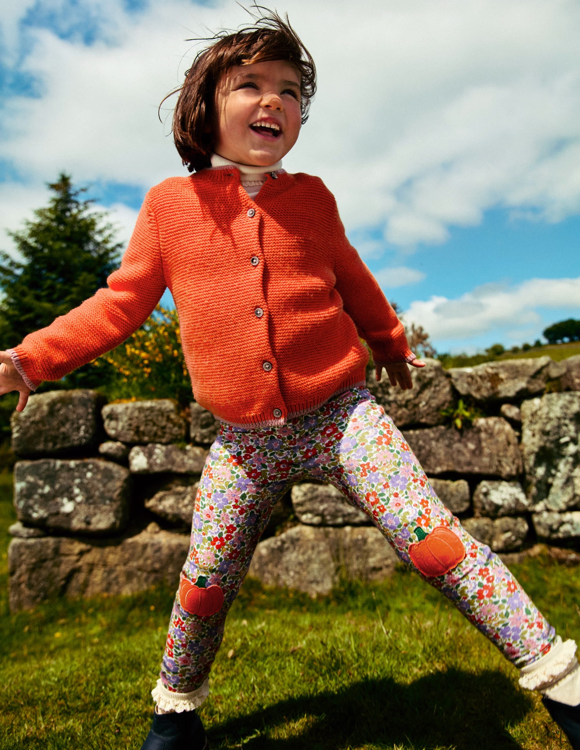 Textured Cardigan-Dark Orange - Image 4