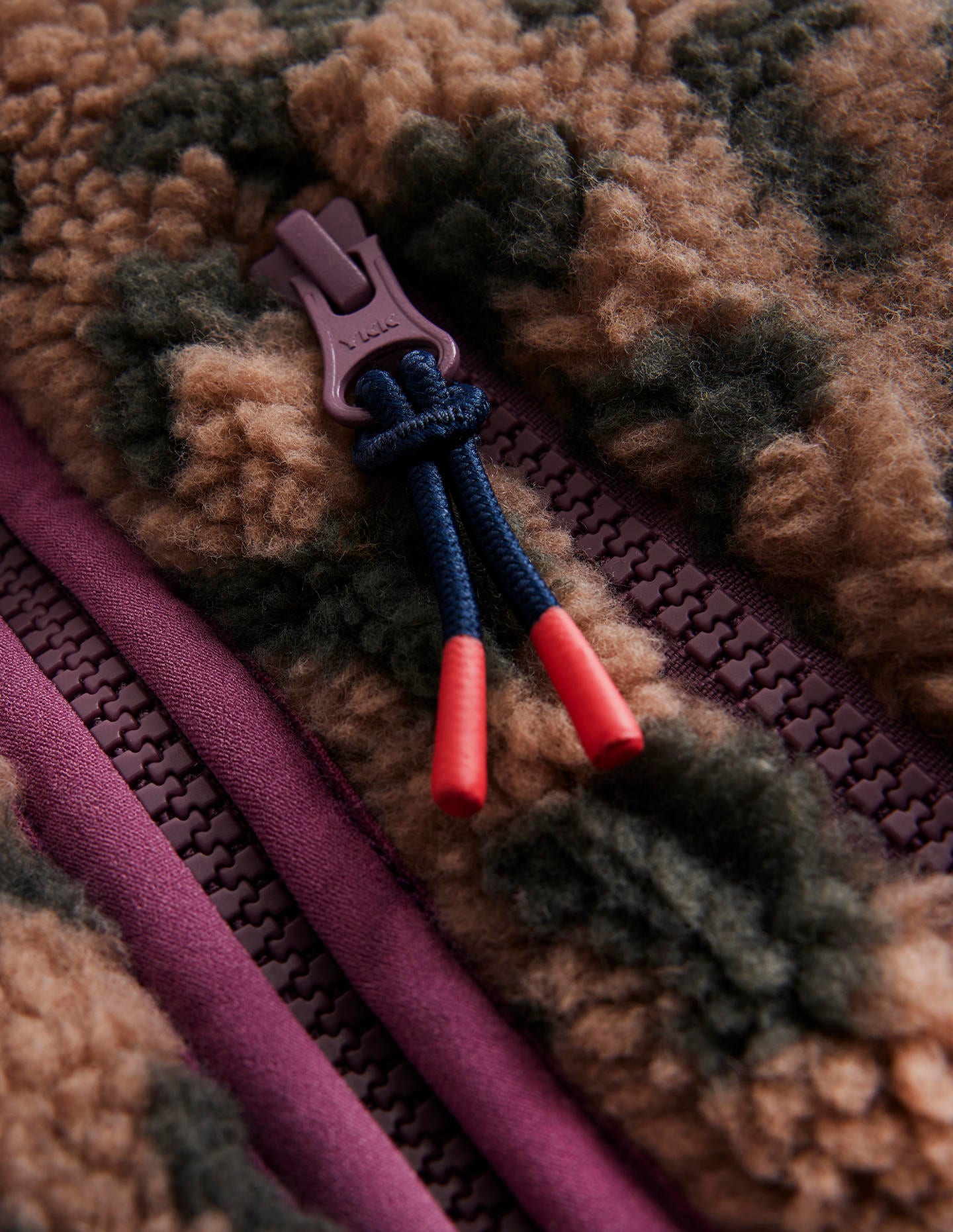 Veste 2-en-1 en borg-Léopard/violet aster - Image 3