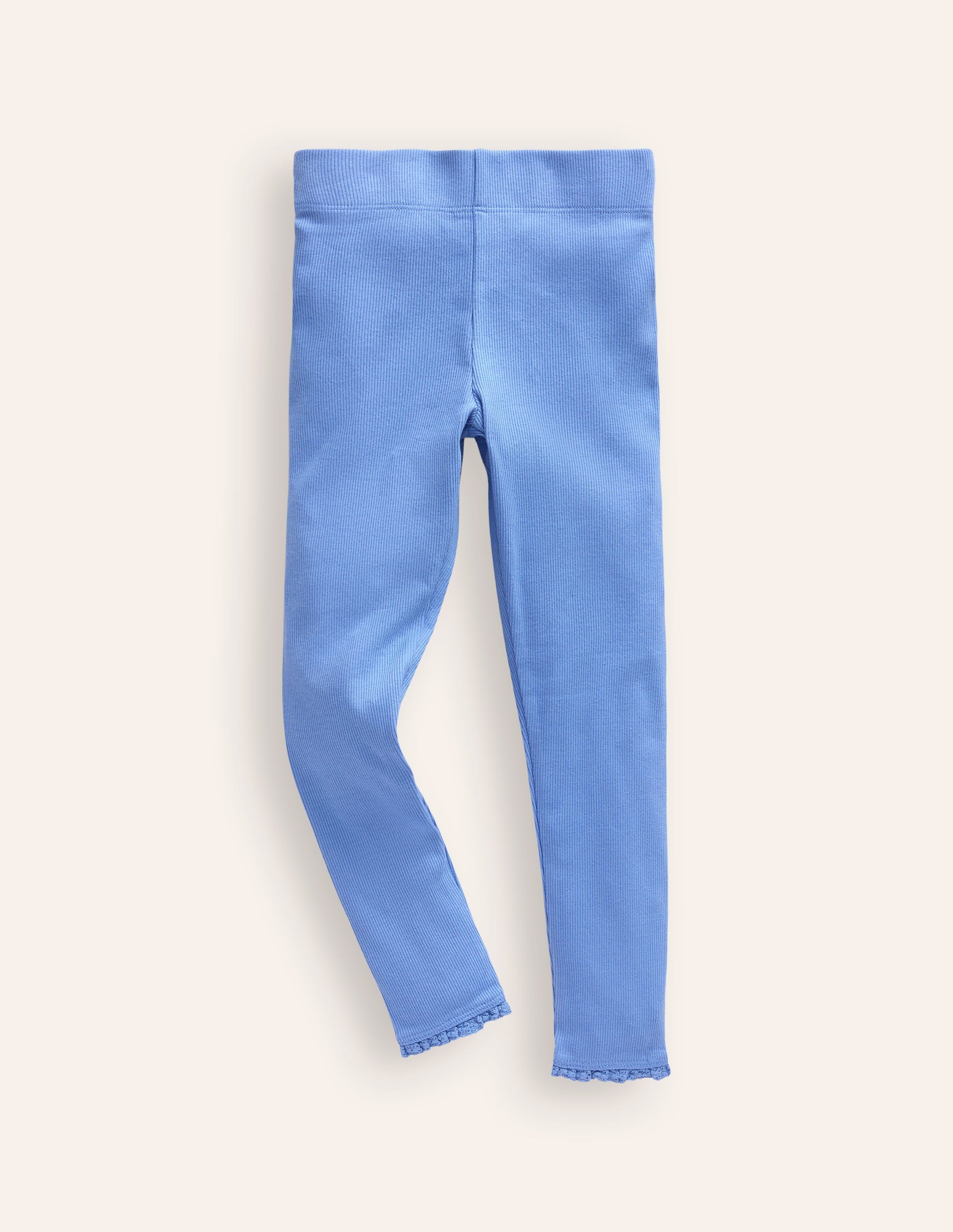 Gerippte Leggings-Vergissmeinnicht - Image 1