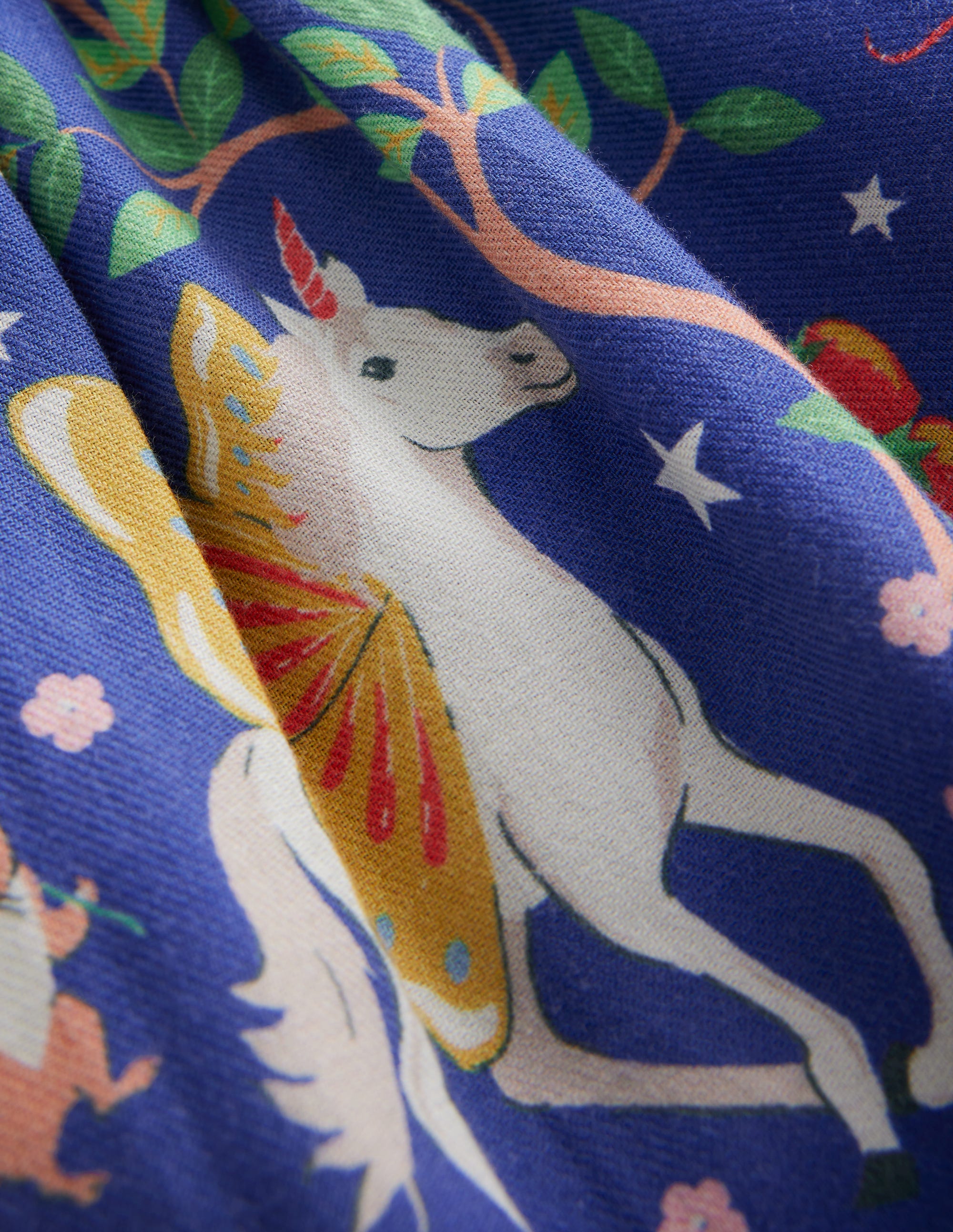 Jupe tournoyante imprimée à enfiler-Licorne enchantée bleue - Image 3