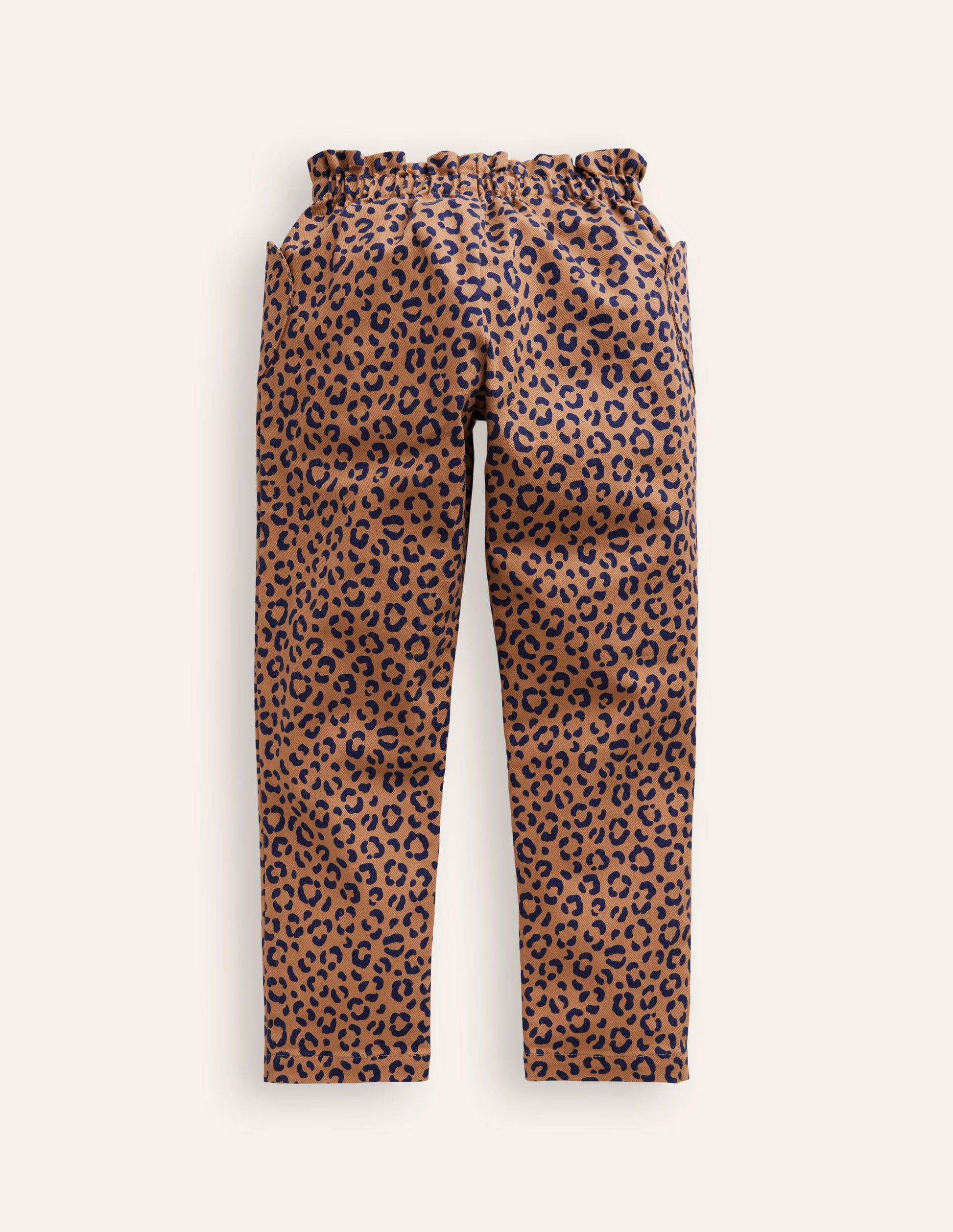 Hose zum Hineinschlüpfen mit herzförmigen Taschen-Mohair, Leopardenmuster-6