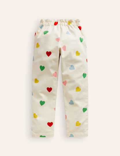 Pantalon à enfiler avec poches cœurs-Cœur confetti multi-2