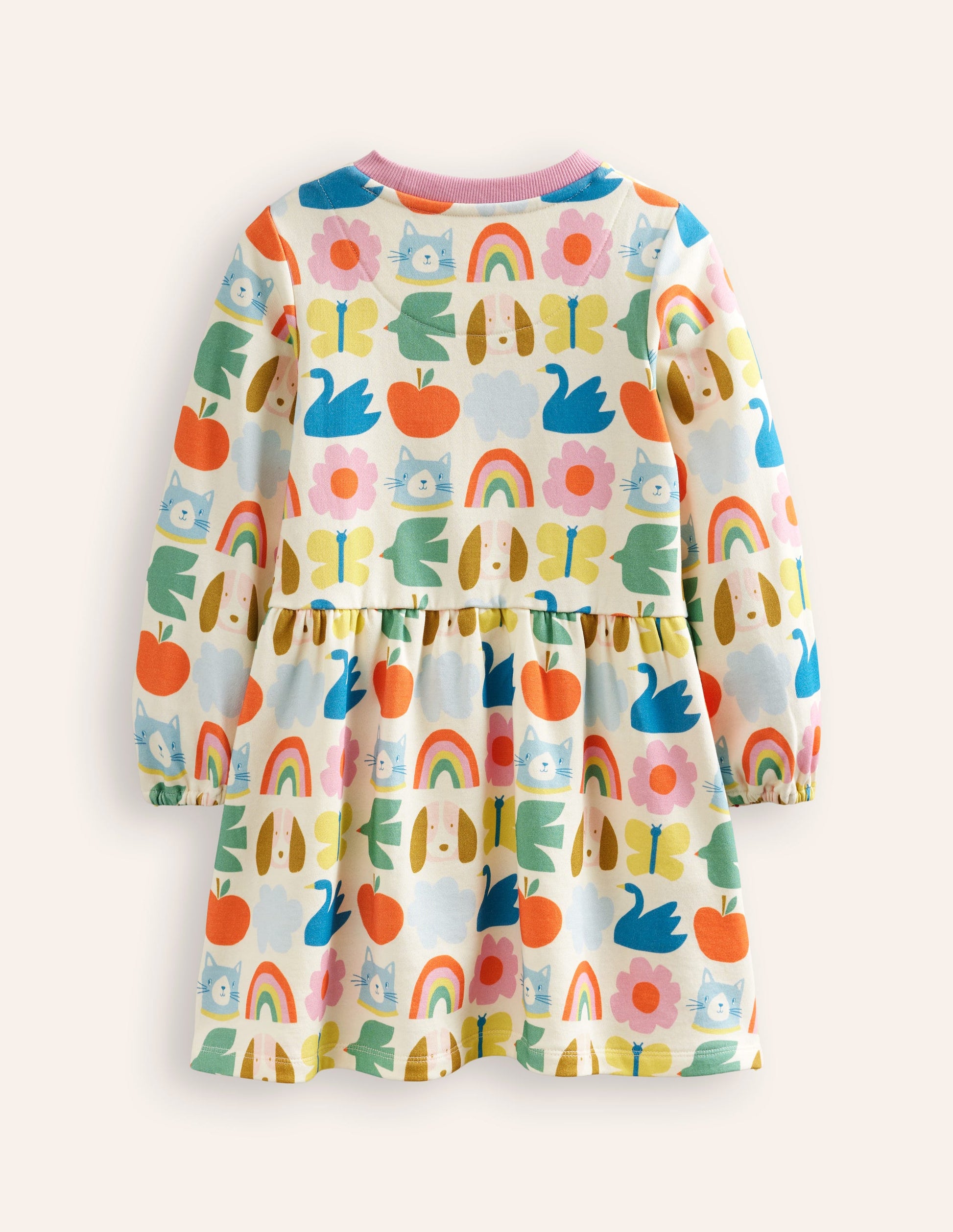Robe-sweat à envers bouclé-Motif Park Life multi-3