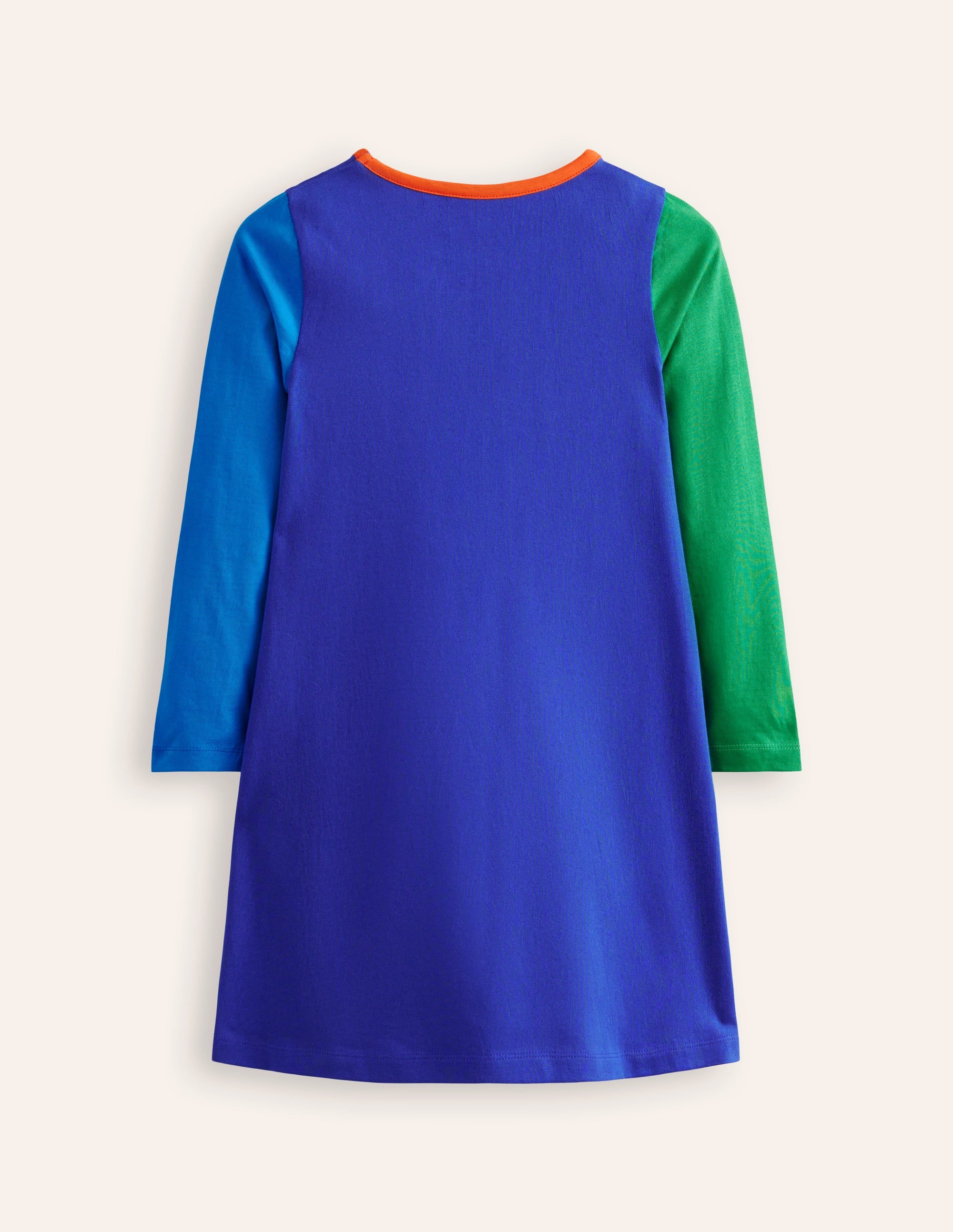 Elsie Kleid mit großen Applikationen-Blaue Schulutensilien-Taschen - Image 2