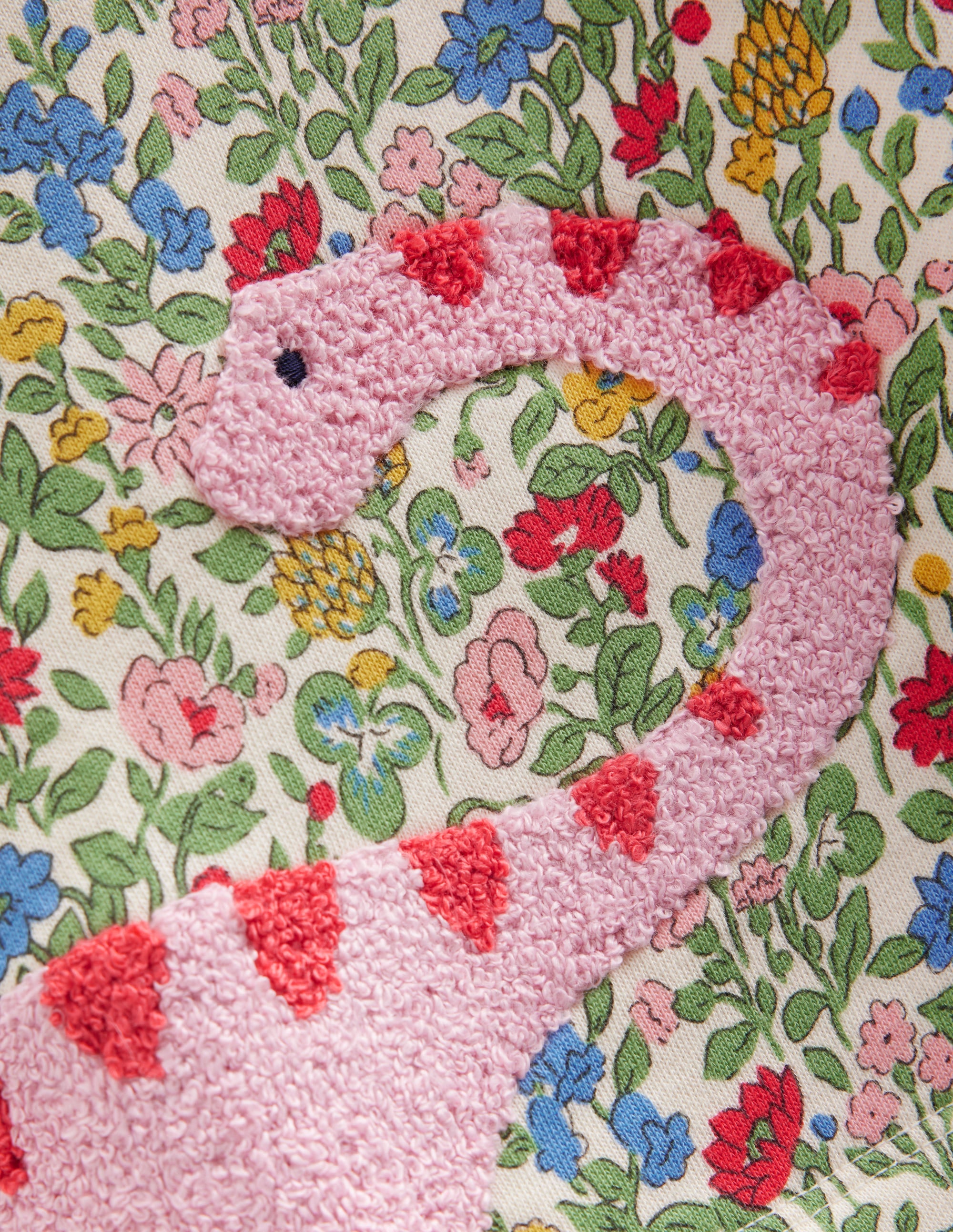 Robe-sweat Ida à appliqué-Dinosaures motif Meadow Floral multi - Image 3