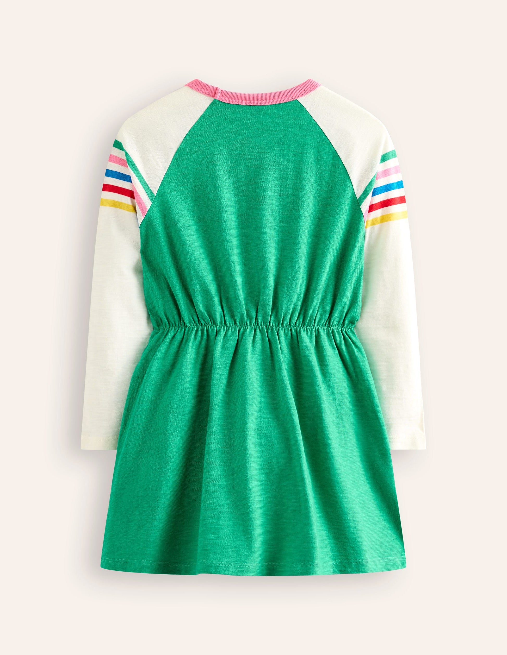 Raglankleid mit Logo-Topasgrün Dackel-2