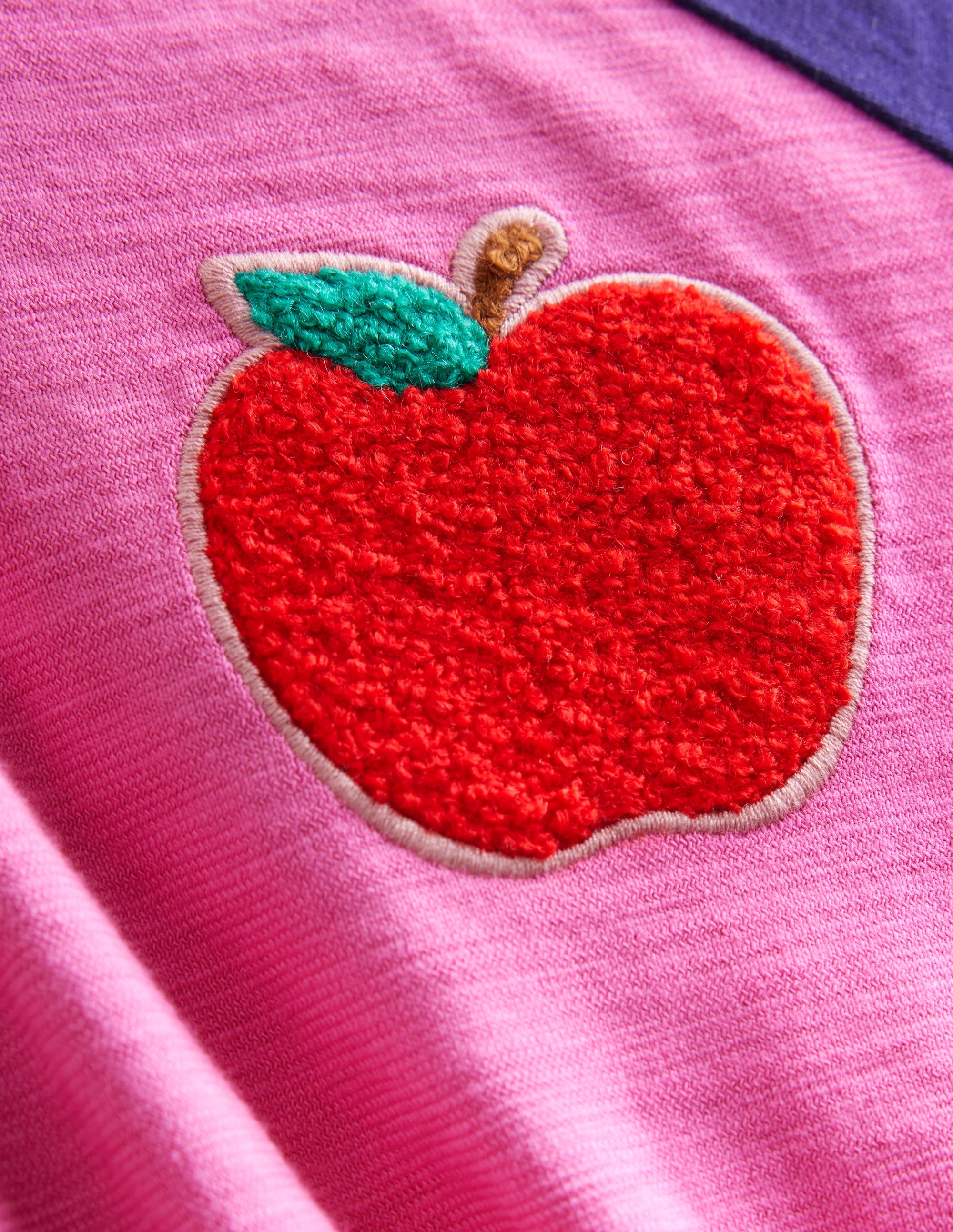 Robe manches raglan à logo-Pomme rose bonheur - Image 3