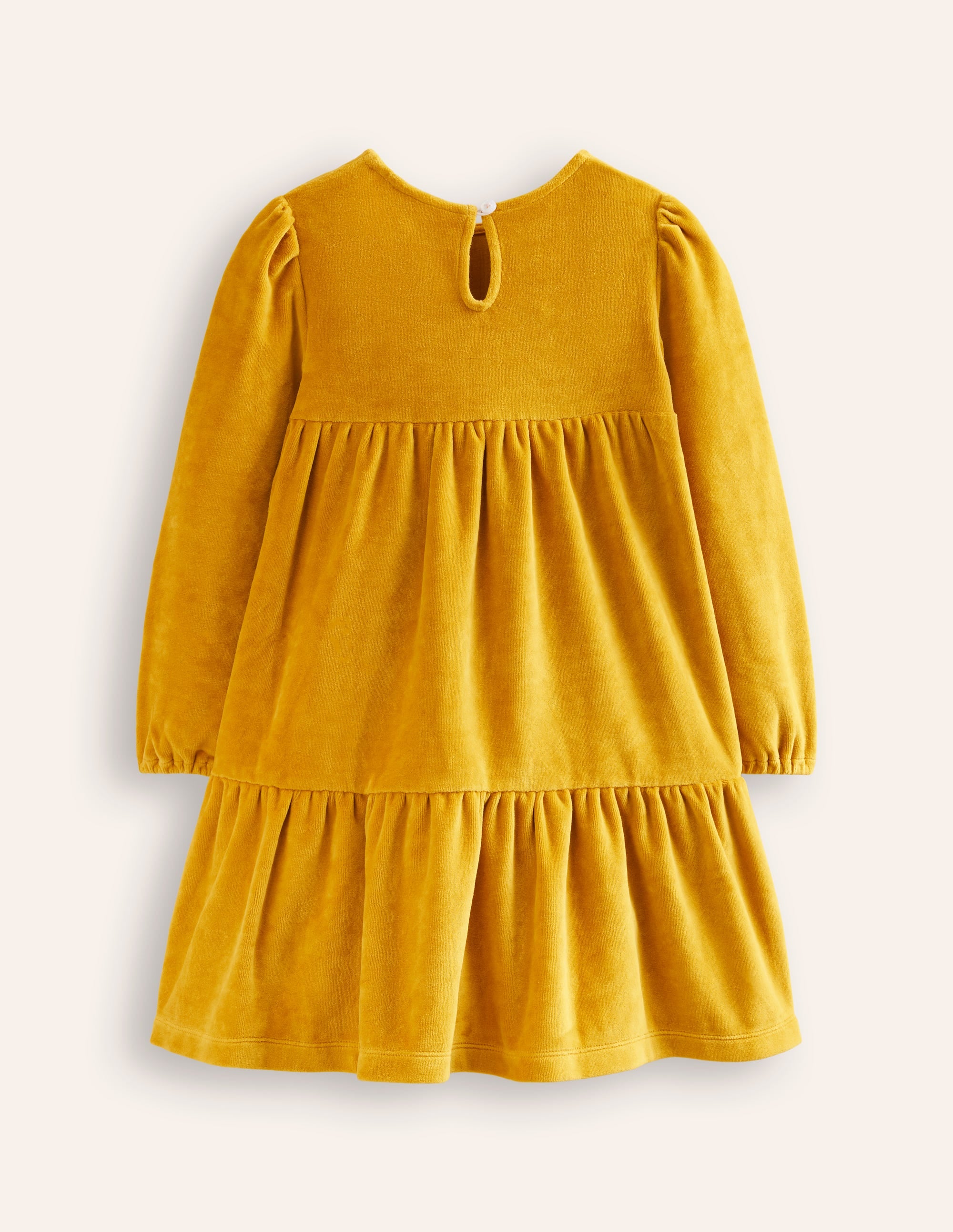 Robe en velours à volants-Palme d'or - Image 2