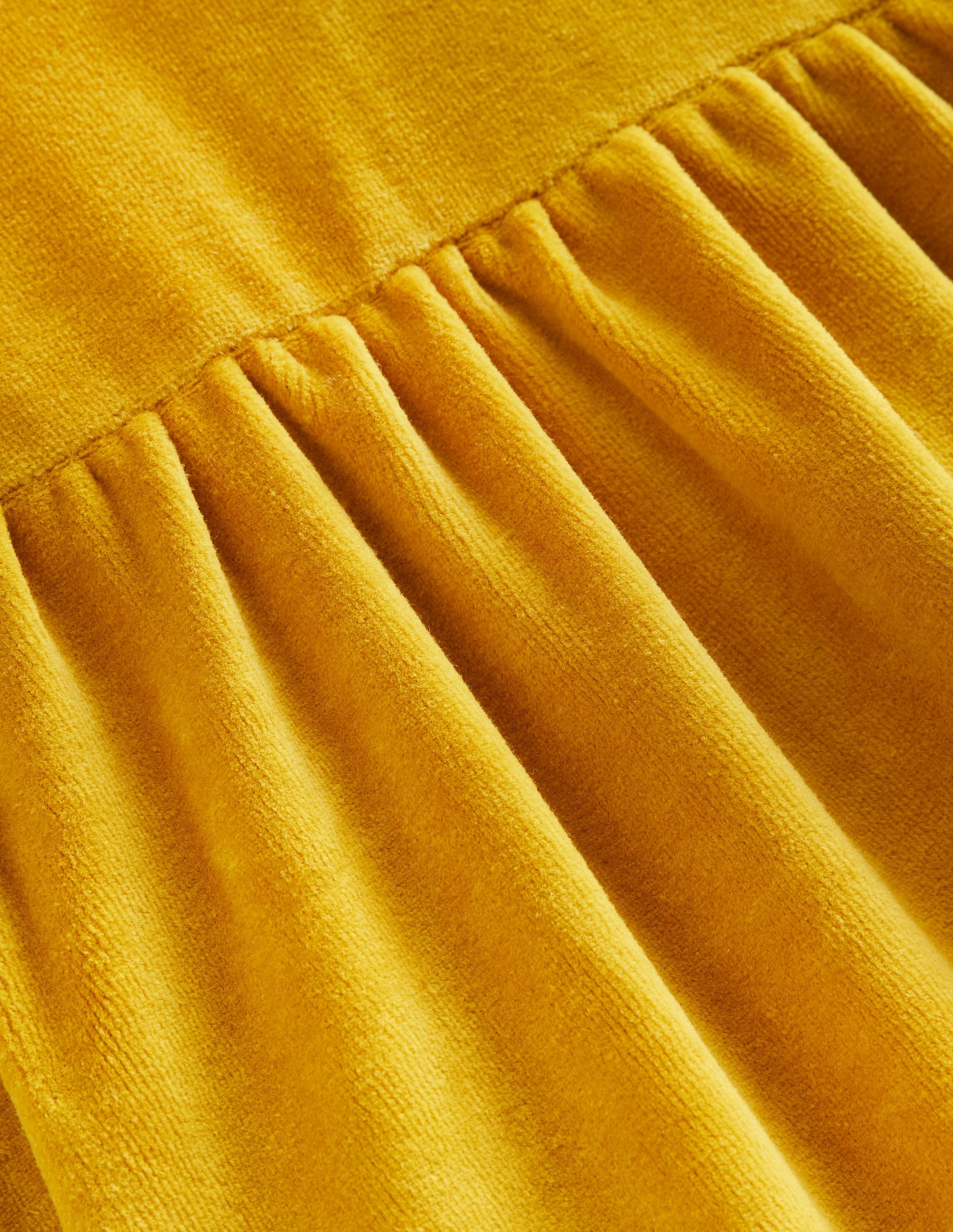 Robe en velours à volants-Palme d'or - Image 3