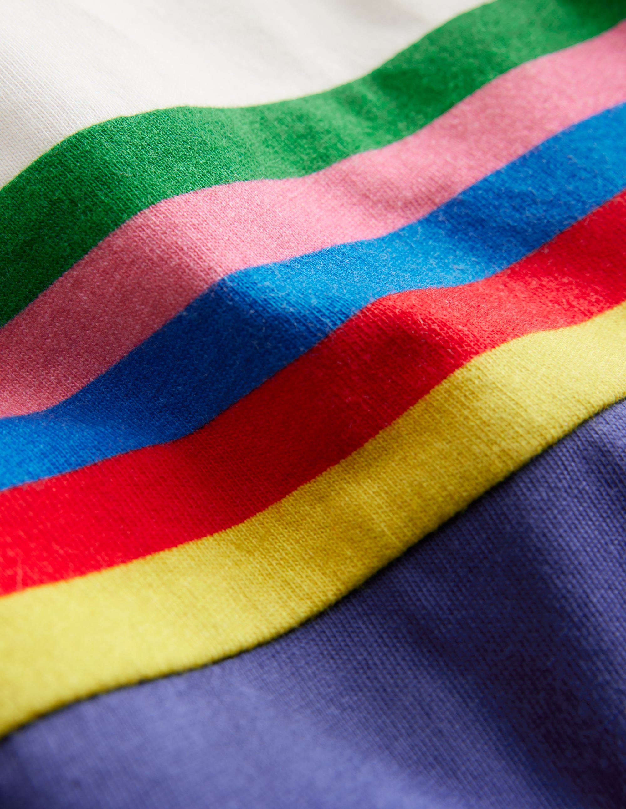 Raglan-T-Shirt mit Blockfarben-Segelblau/Naturweiß - Image 3