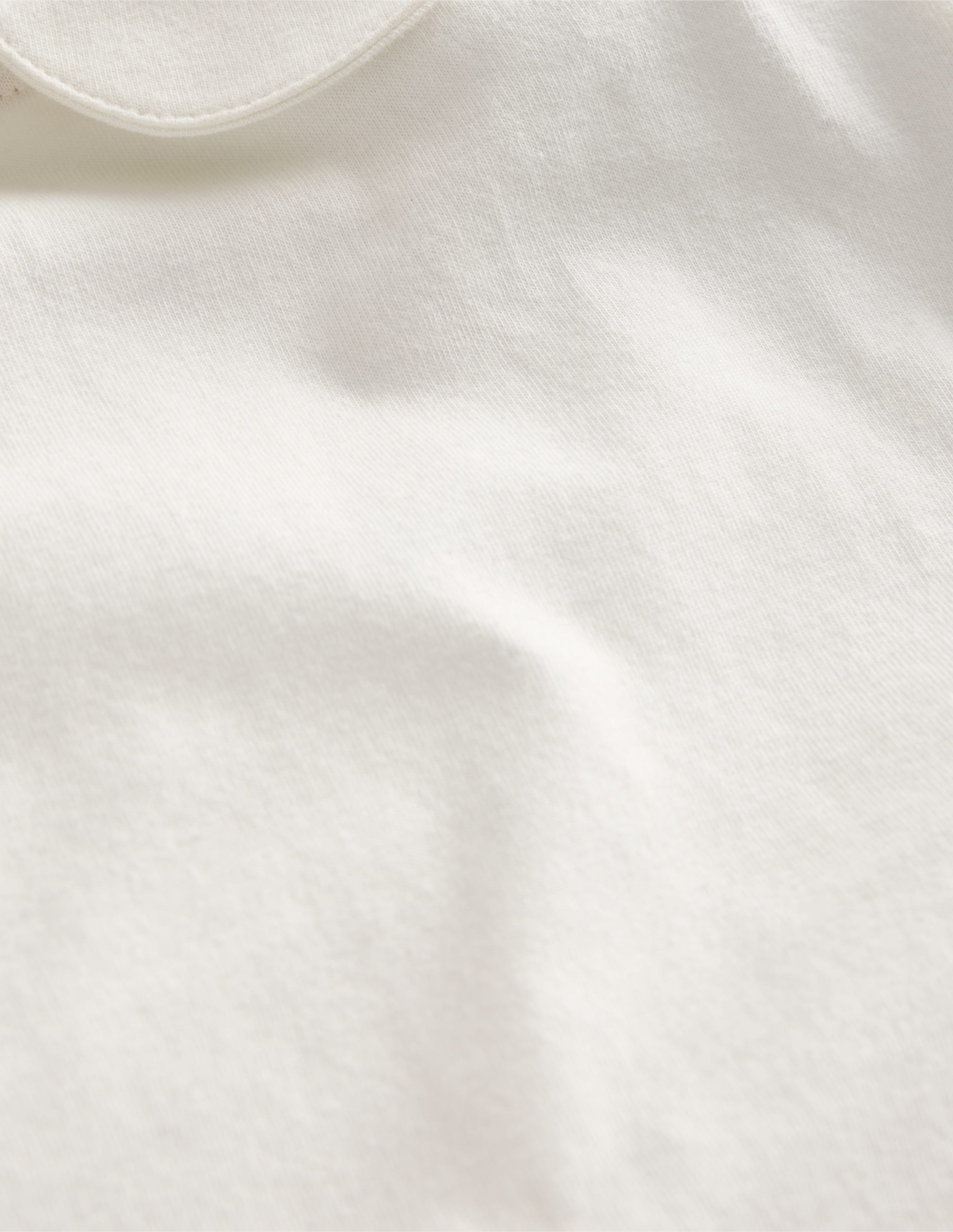Jersey-Oberteil mit Kragen-Ivory and Navy Spot - Image 3