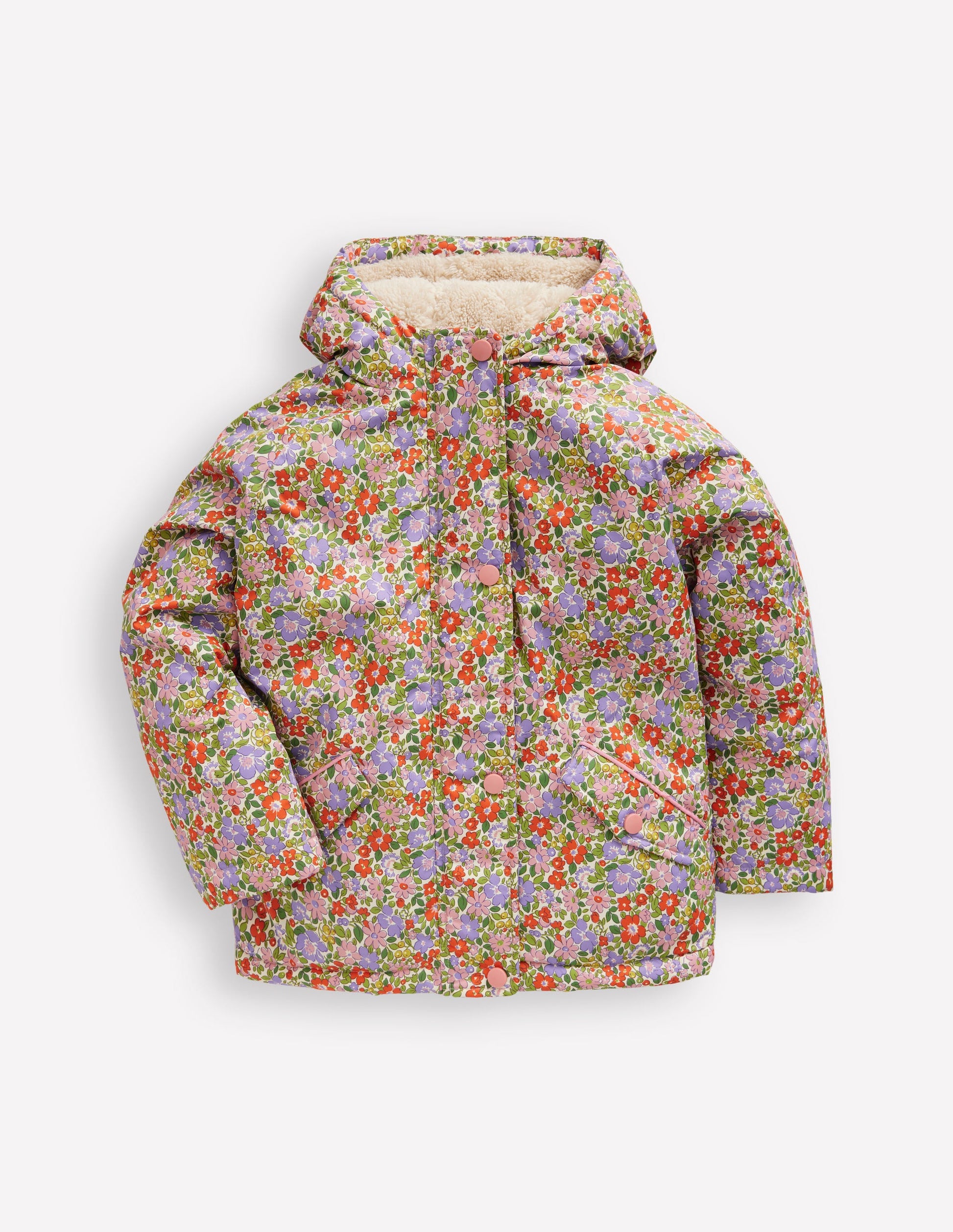 Anorak mit Sherpa-Futter-Aster Violett Blumenbeet-4