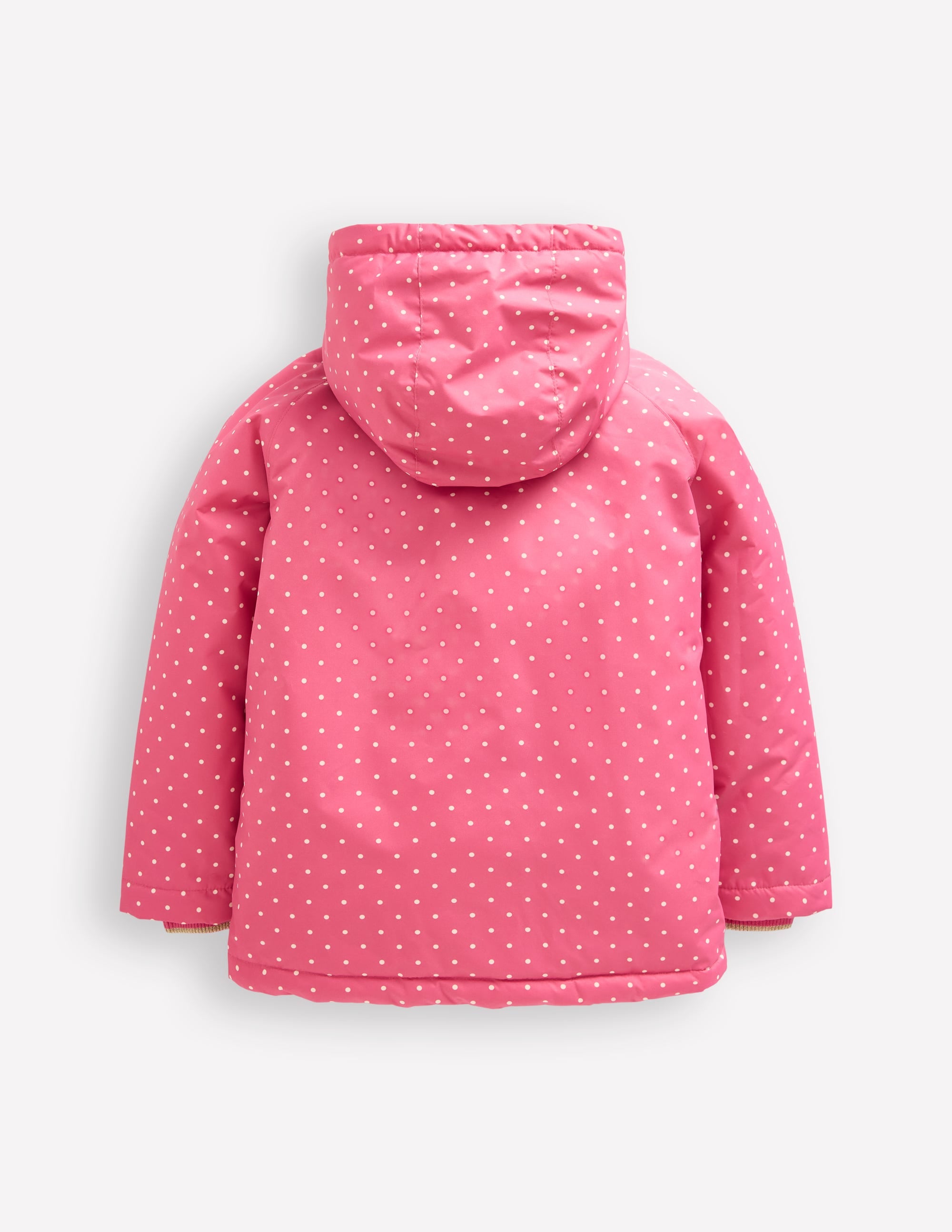 Anorak à doublure sherpa-Chats curieux rose - Image 2