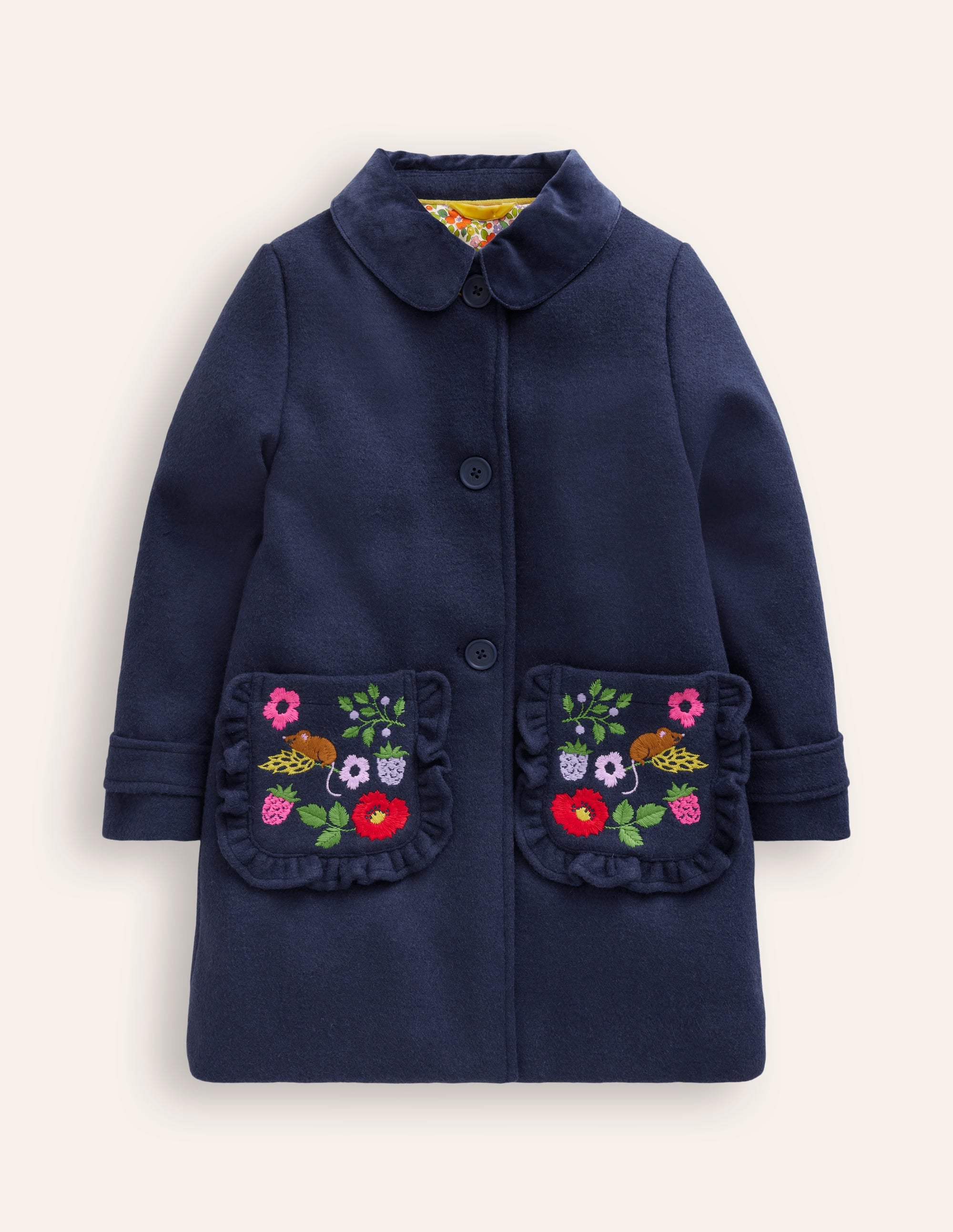 Manteau merveilleux en laine mélangée-Acorn - Image 2