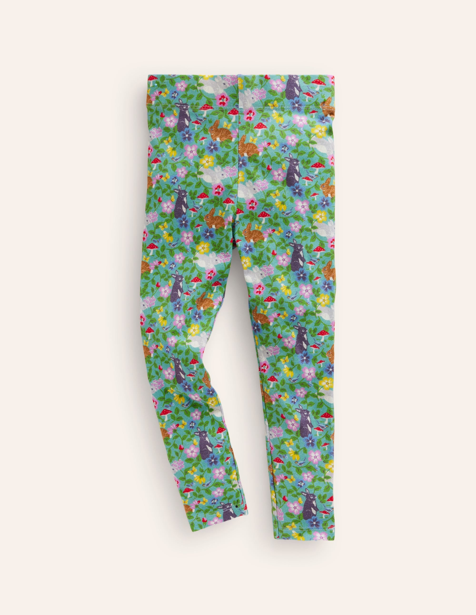 Legging pour tous les jours fun-Motif Bunny Field bleu ruisseau - Image 1