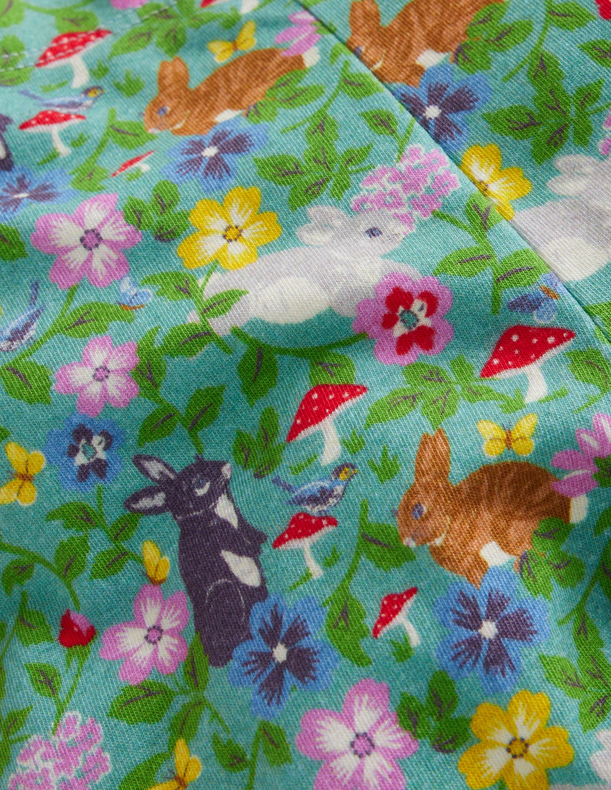 Legging pour tous les jours fun-Motif Bunny Field bleu ruisseau - Image 3