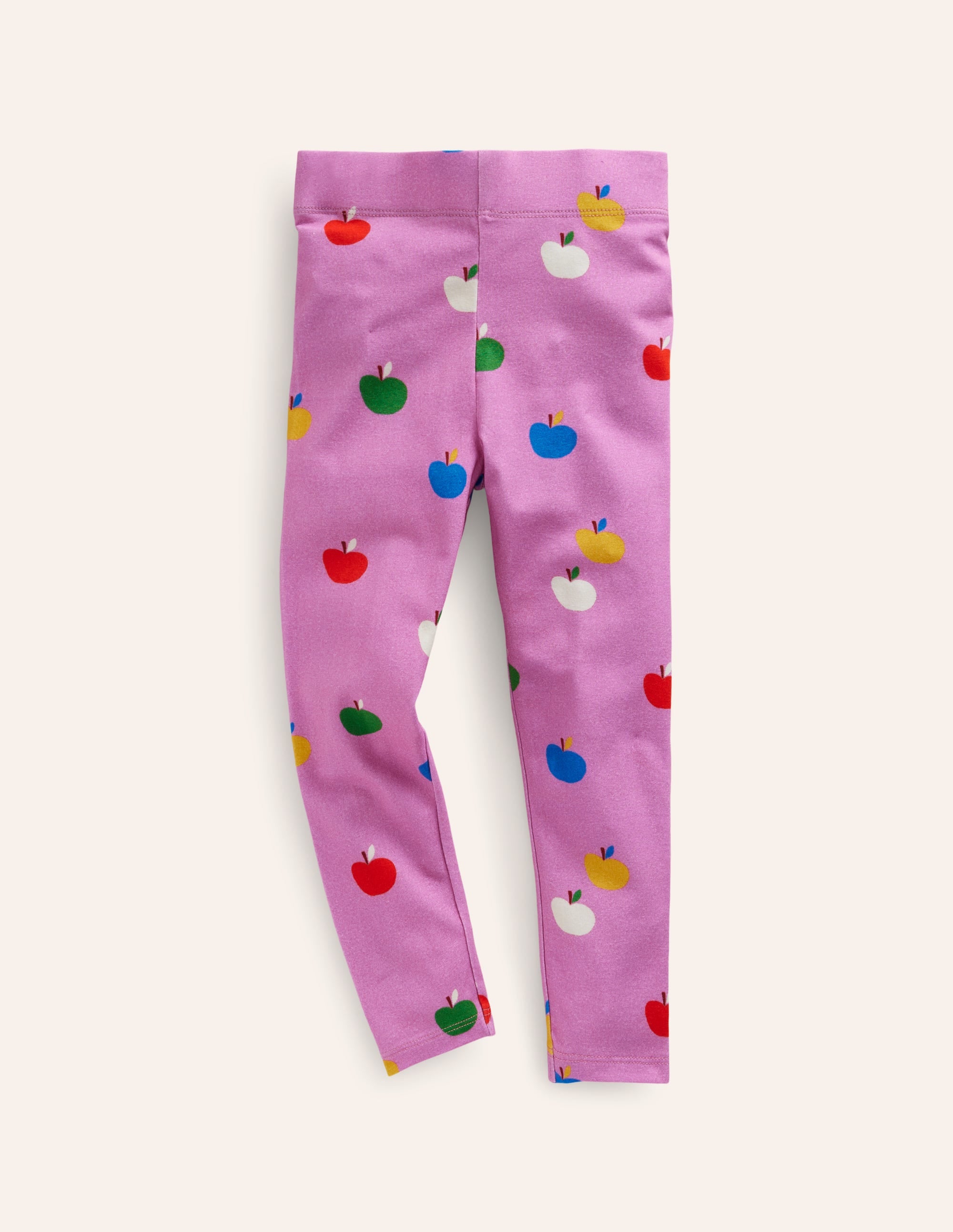 Lustige Leggings für jeden Tag-Vintage-Mauve Regenbogen Äpfel - Image 3