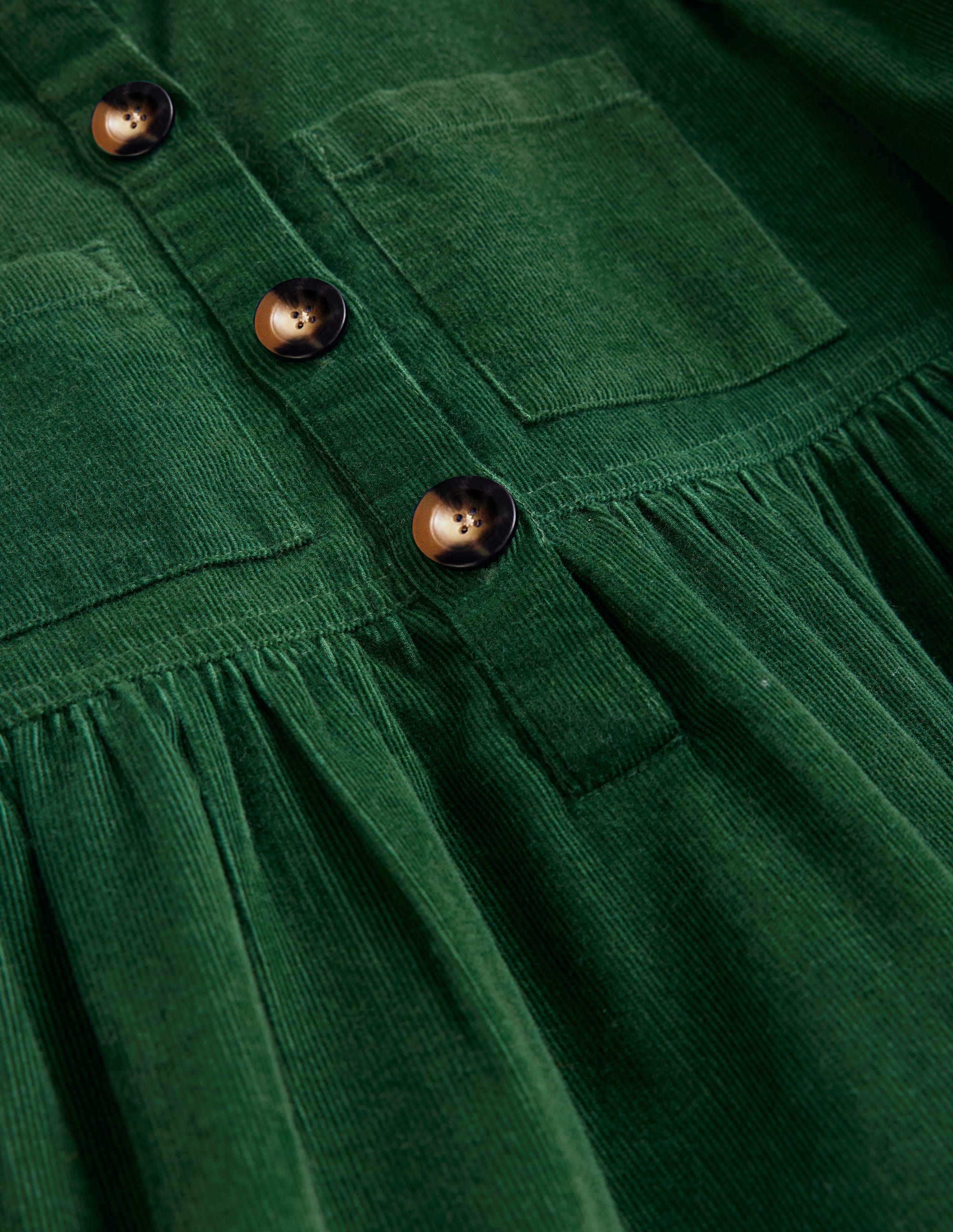 Hemdblusenkleid mit Puffärmeln-Motiv Pine Cord - Image 3