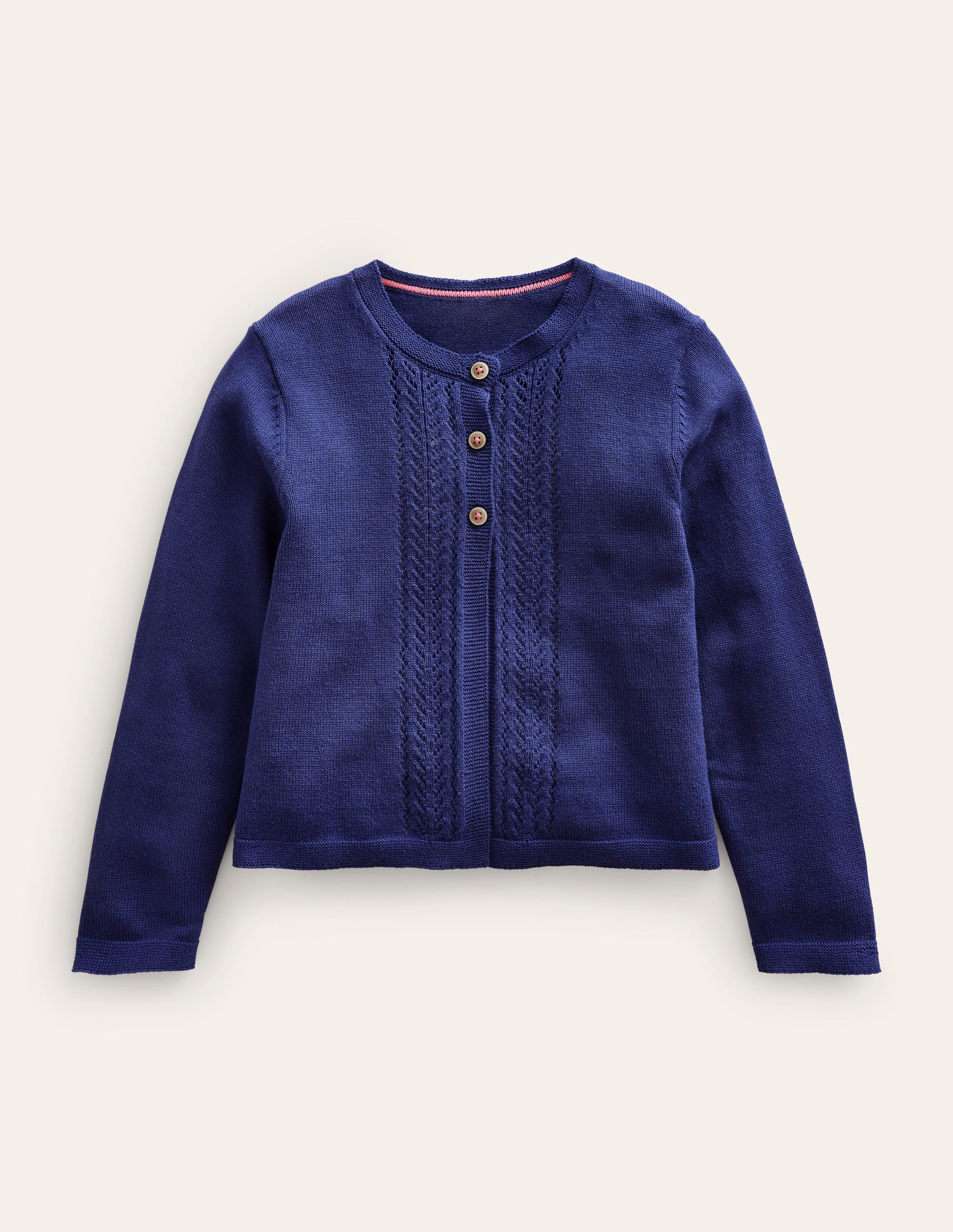 Cardigan en coton et pointelle-Anemone - Image 1