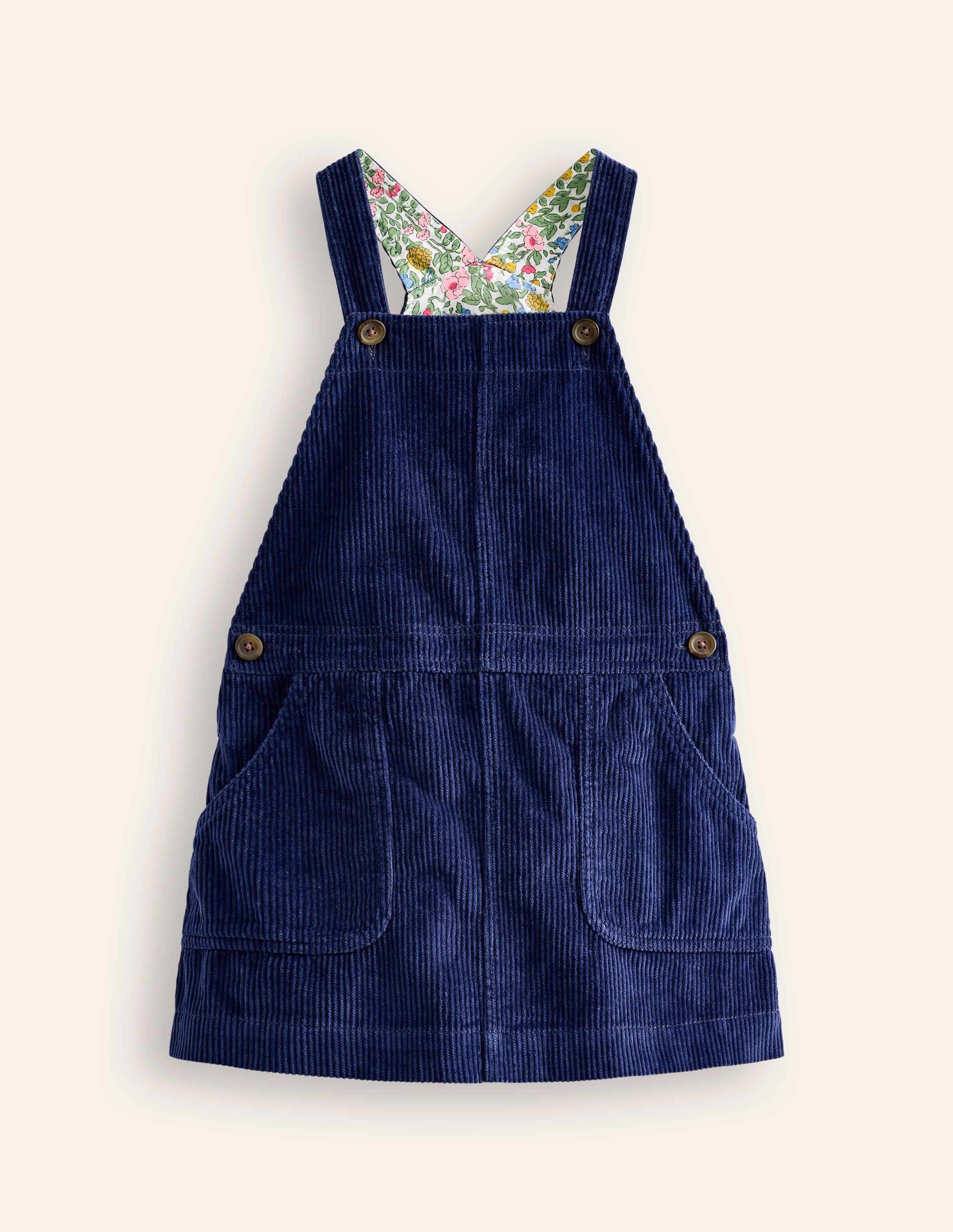 Robe salopette-Schuluniform-Marineblau Kordel - Image 1