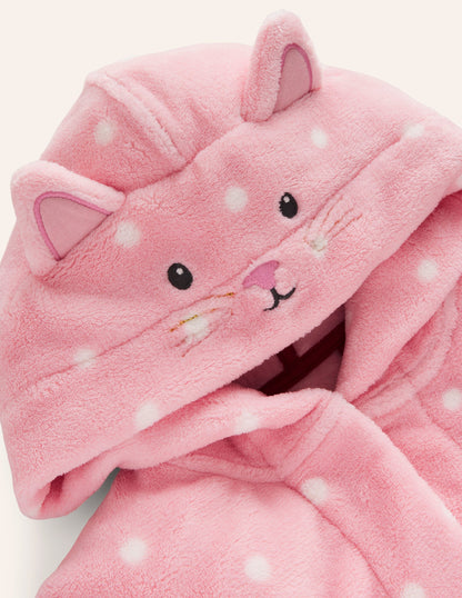 Dressing Gown-Boto Pink Cat