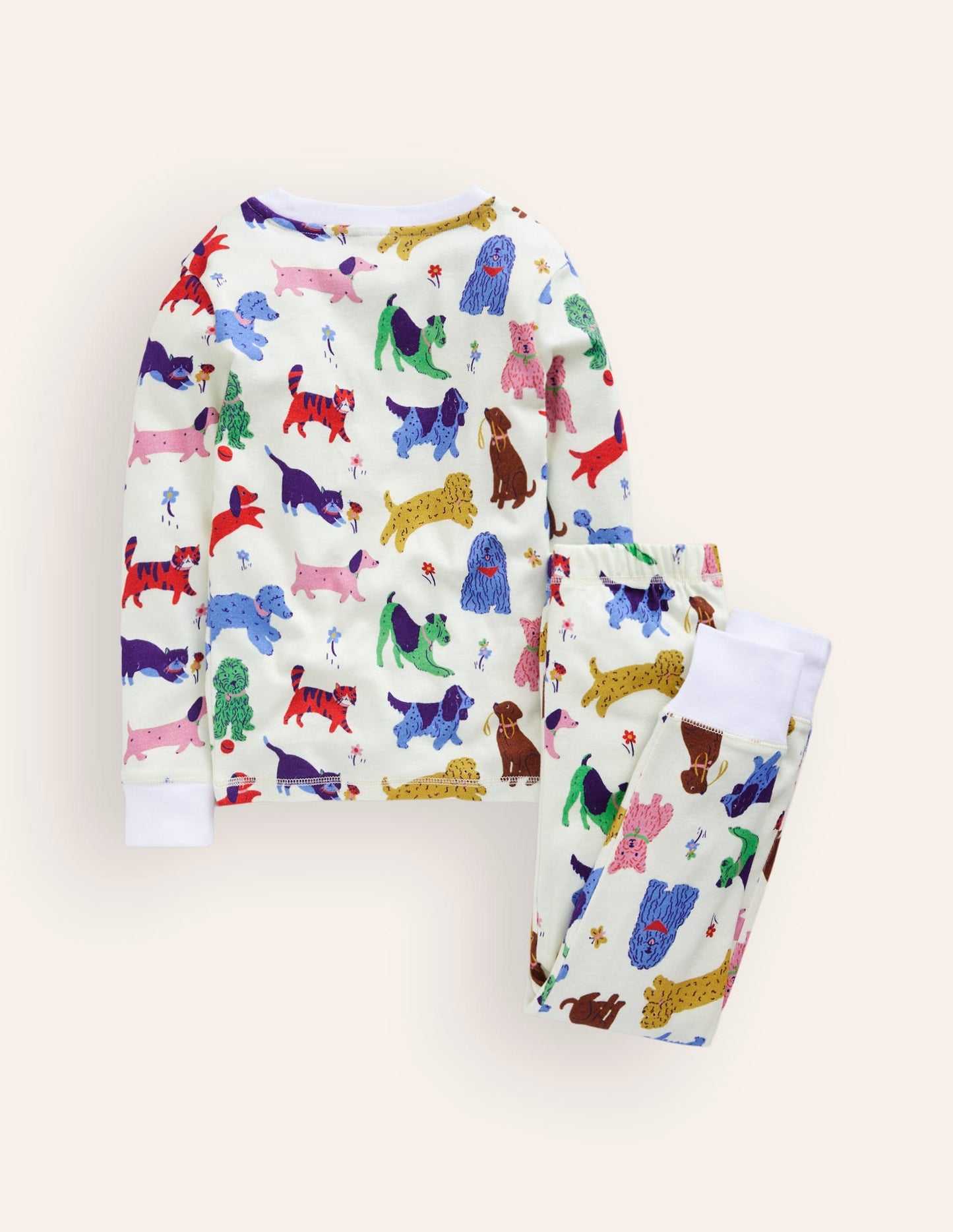 Pyjama long douillet-Animaux parc