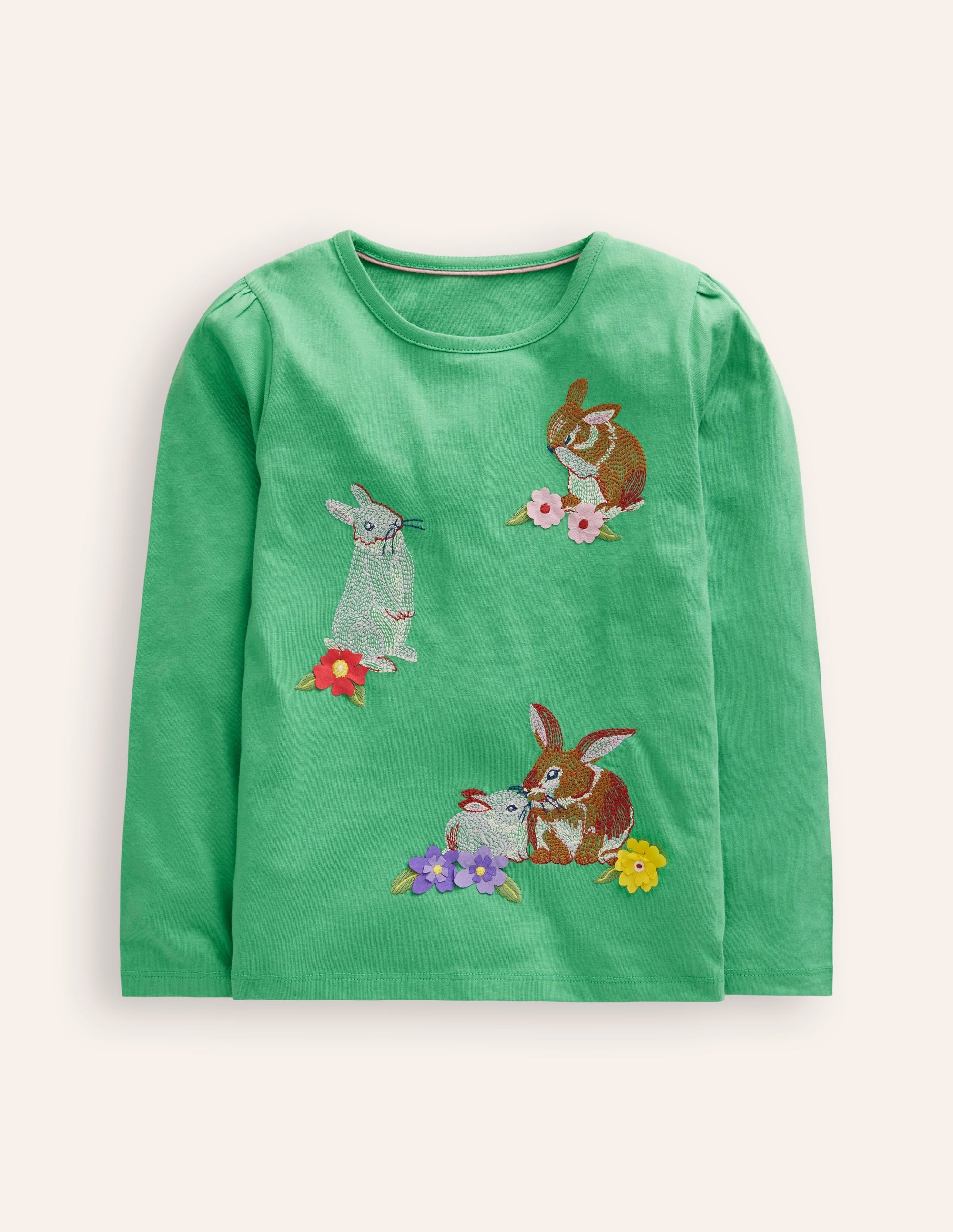 Superstitch-Oberteil mit Puffärmeln-Jade Häschen - Image 1