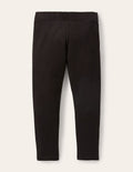 Schlichte, kuschelige Leggings-Schwarz