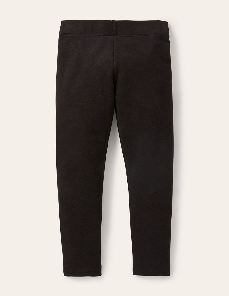 Schlichte, kuschelige Leggings-Schwarz-1