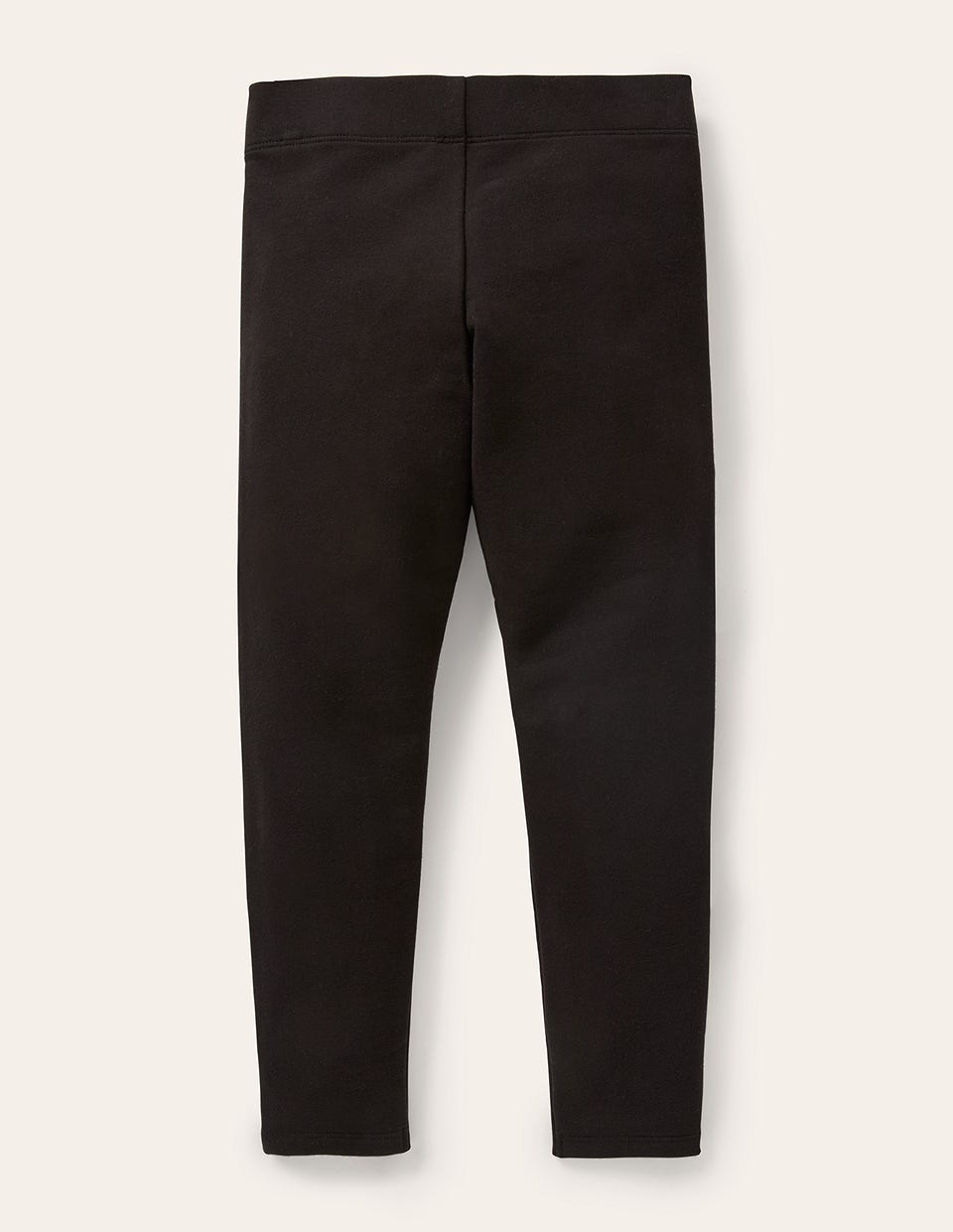Schlichte, kuschelige Leggings-Schwarz-2