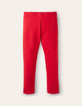 Legging cosy uni-Rockabilly rouge