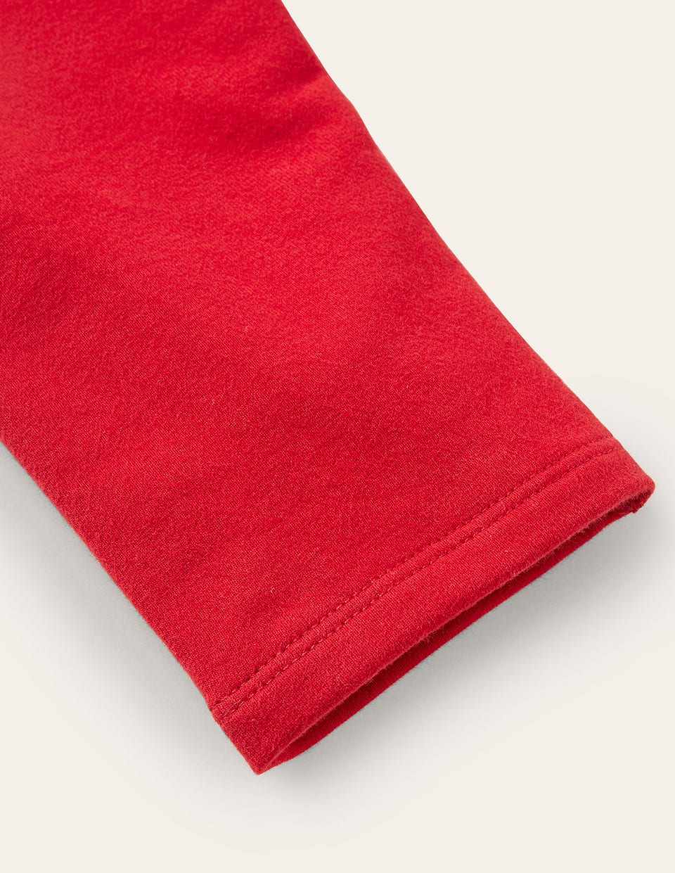 Legging cosy uni-Rockabilly rouge - Image 3