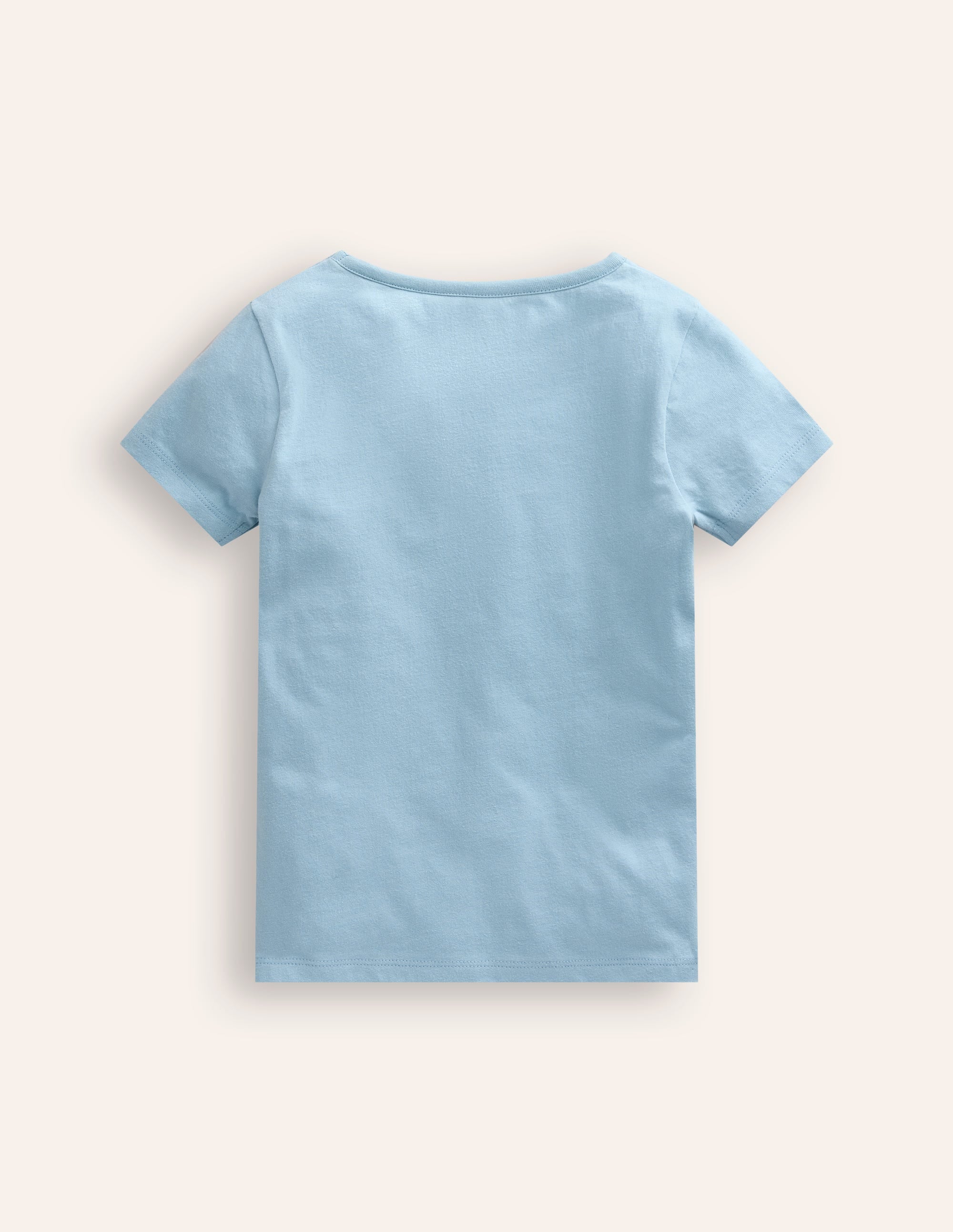 T-Shirt mit Superstitch-Logo-Vintage Blau - Image 2