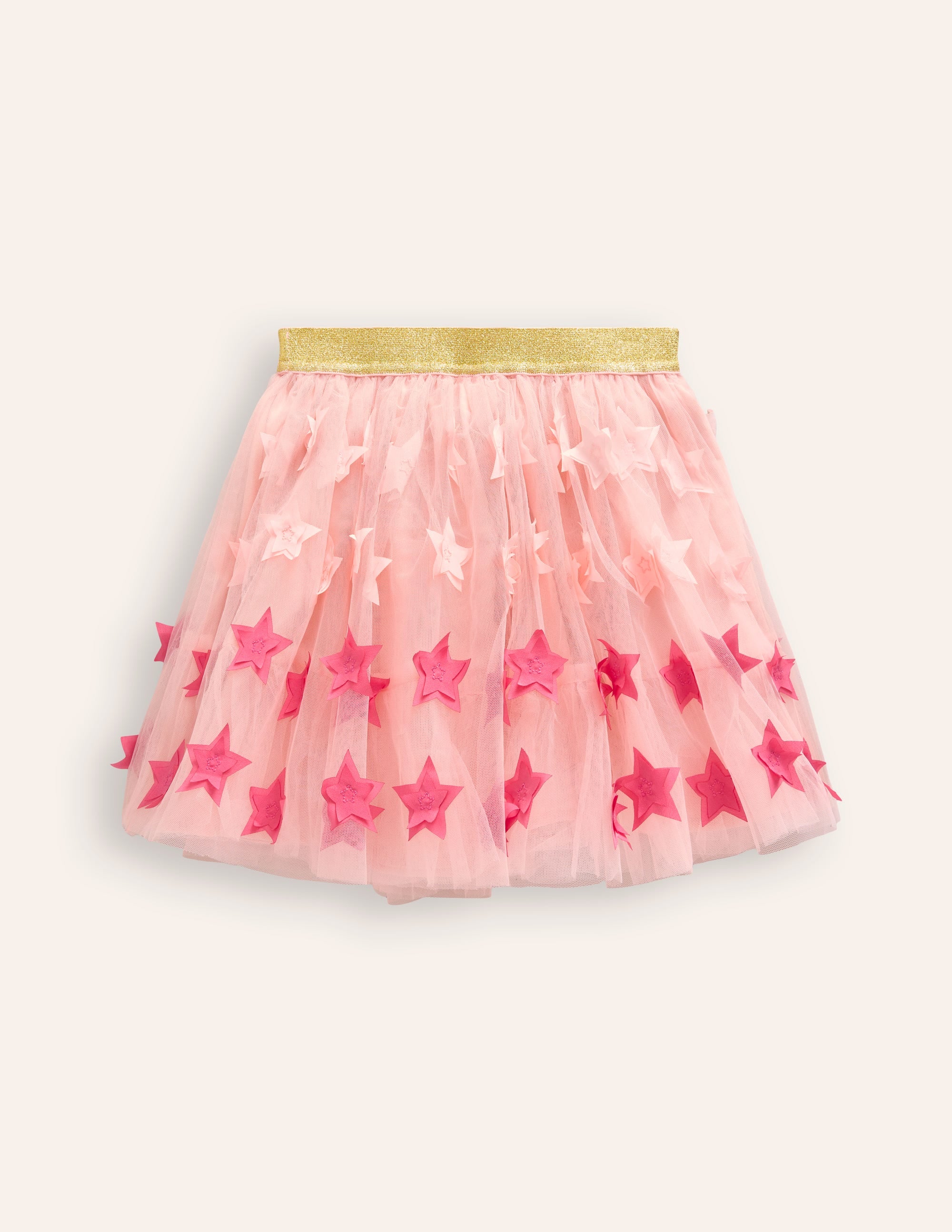 Minirock aus Tüll-Rosa Sterne - Image 2